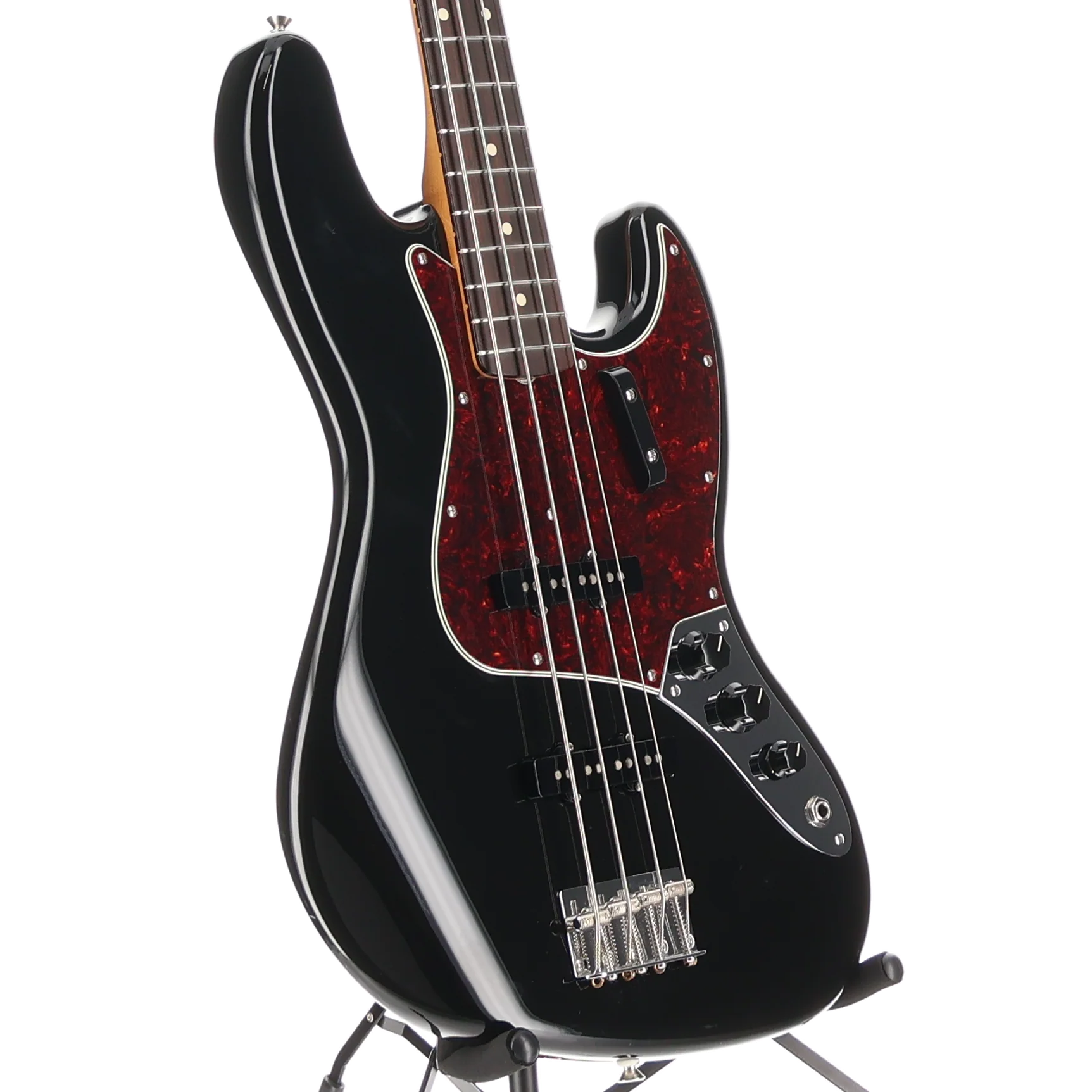Fender Vintera II '60s Jazz Bass, Black, Rosewood Fingerboard, Plays Great (G3) (08292) - Image 3