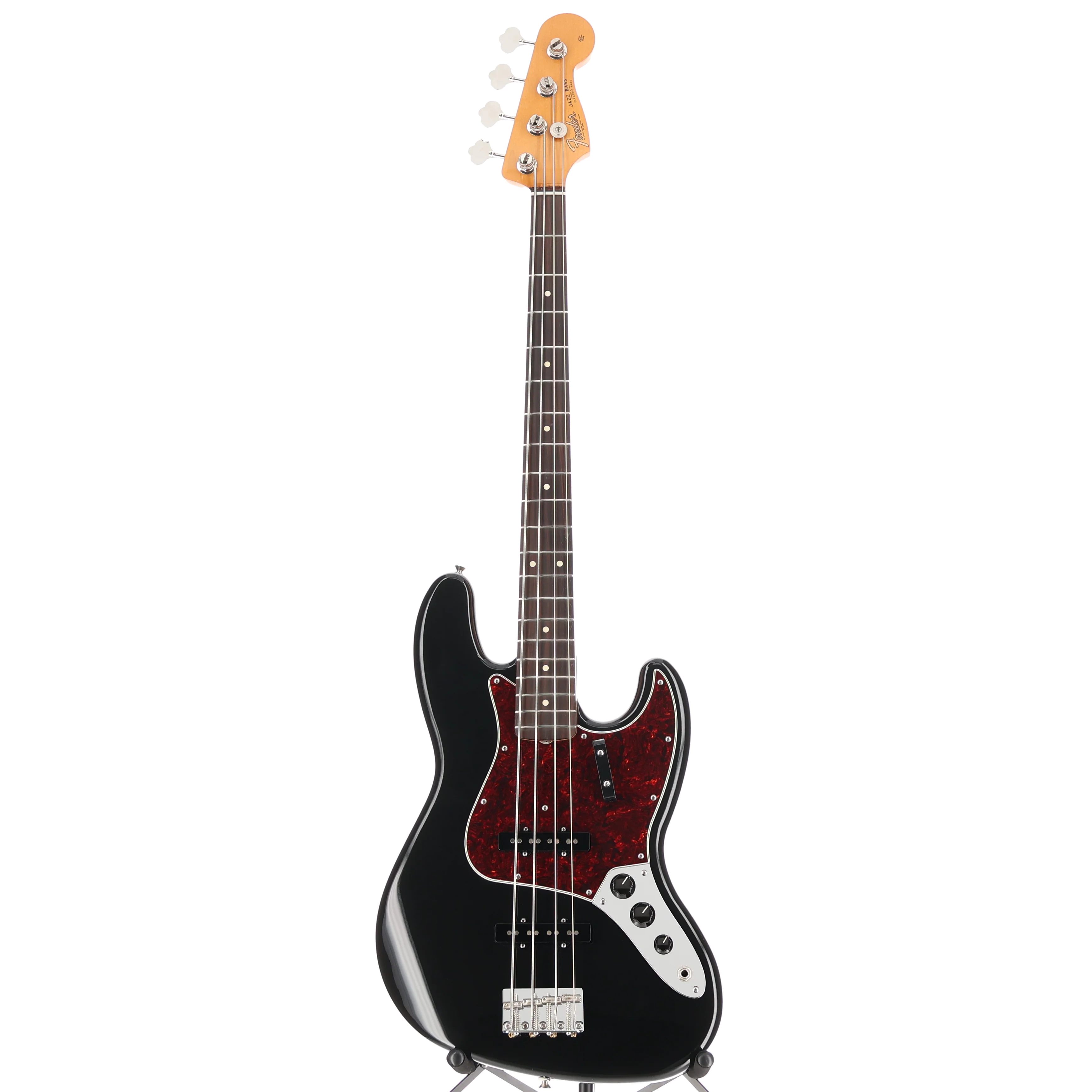 Fender Vintera II '60s Jazz Bass, Black, Rosewood Fingerboard, Plays Great (G3) (08292) - Image 5
