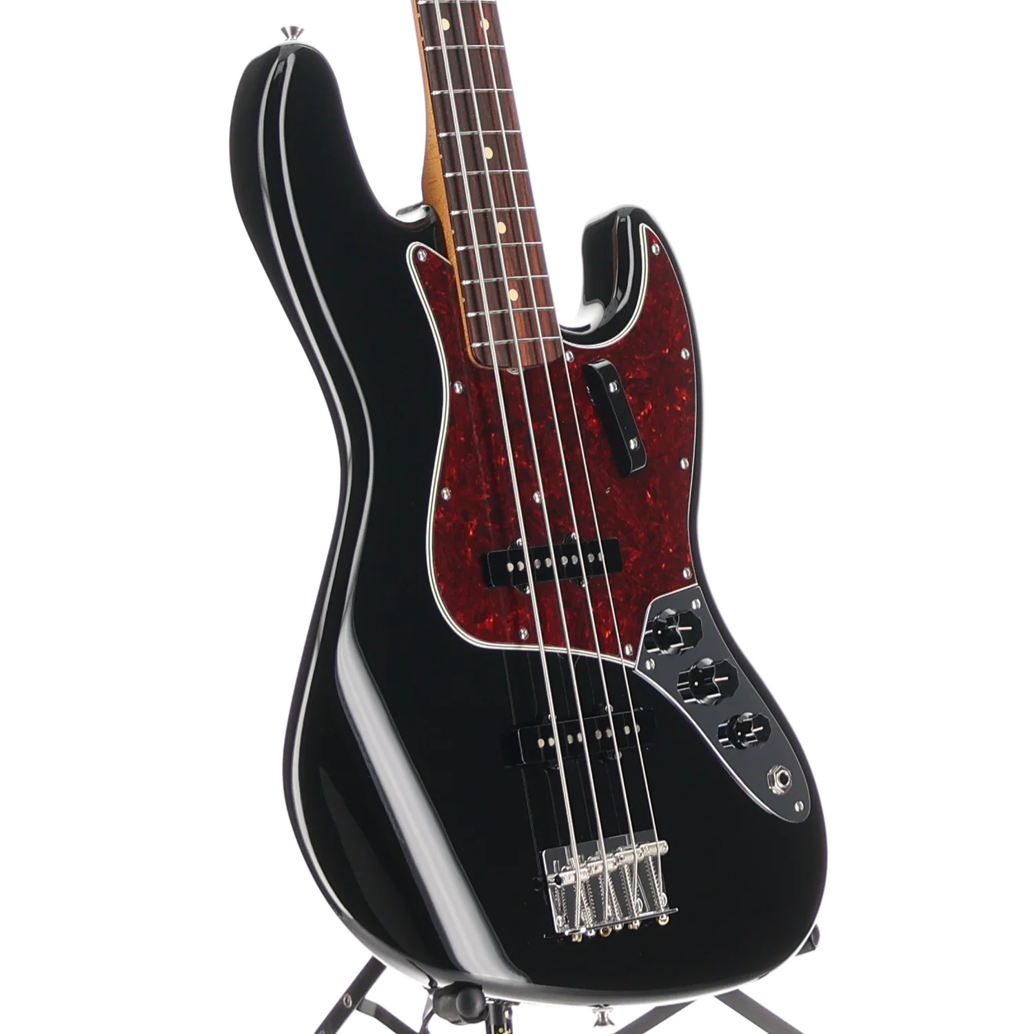 Fender Vintera II '60s Jazz Bass, Rosewood Fingerboard, Black (J1) (76492) - Image 3