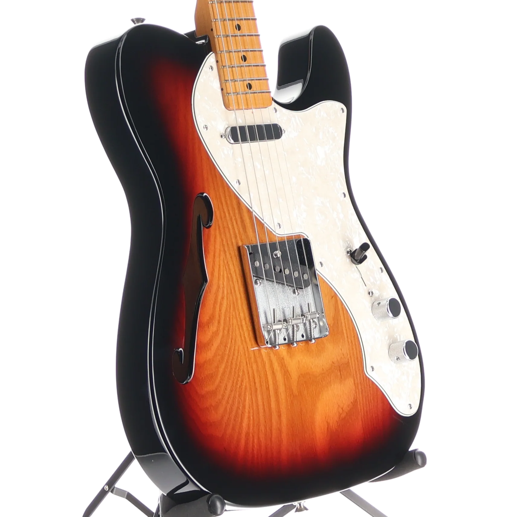 Fender Vintera II '60s Telecaster Thinline, 3-Color Sunburst, Expert Setup (AA7) (87070) - Image 3