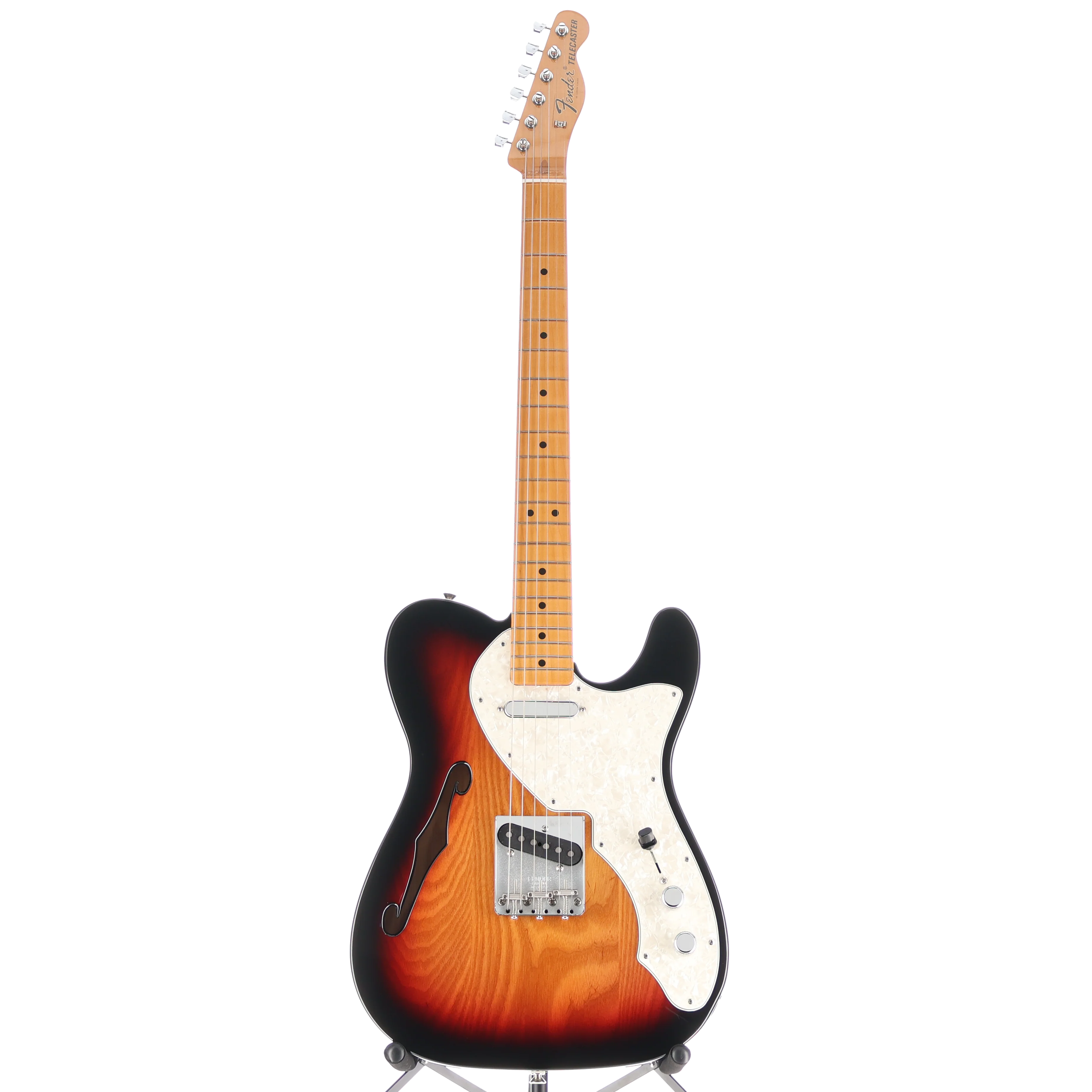 Fender Vintera II '60s Telecaster Thinline, 3-Color Sunburst, Expert Setup (AA7) (87070) - Image 5