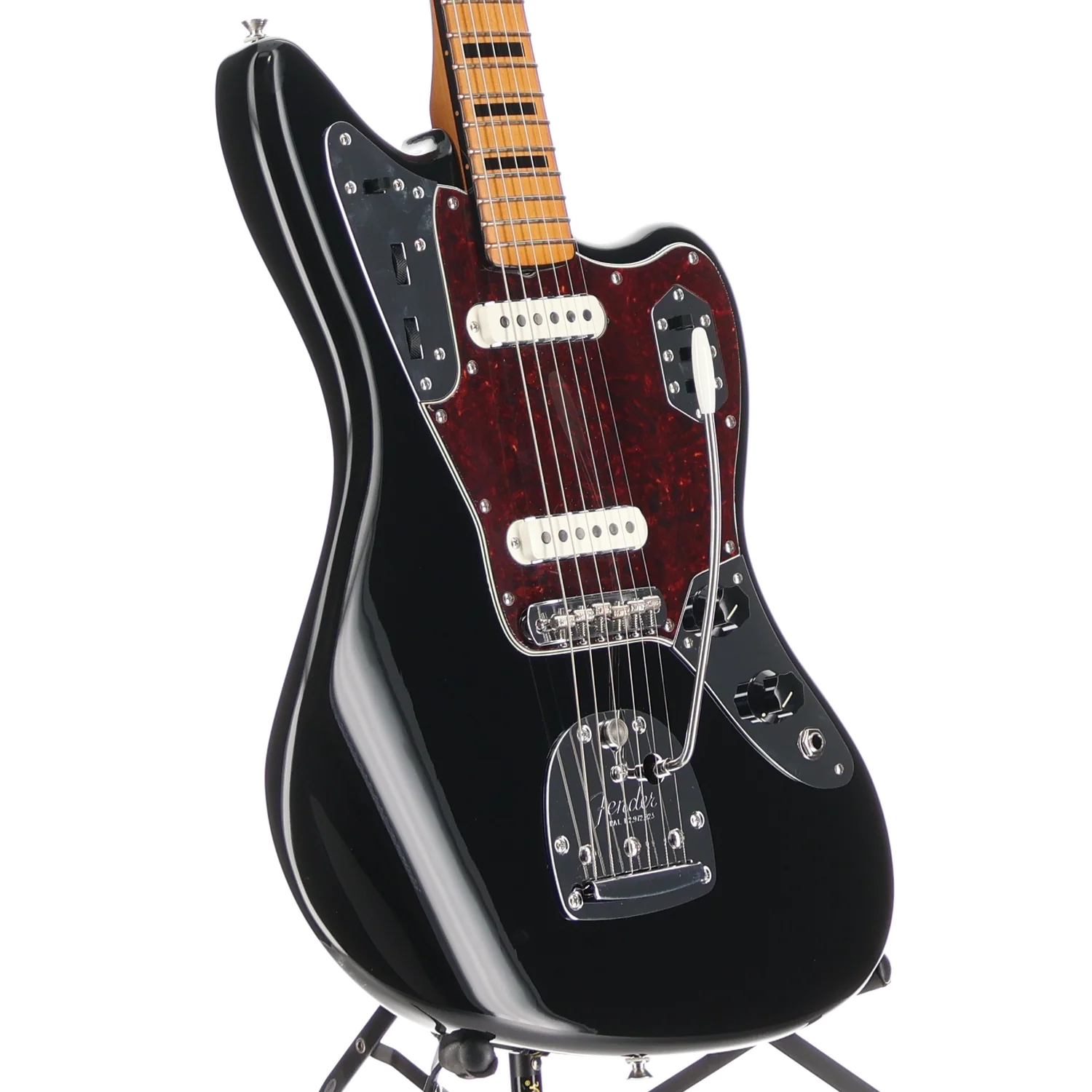 Fender Vintera II '70s Jaguar, Maple Fingerboard, Black (Y2) (71374) - Image 3