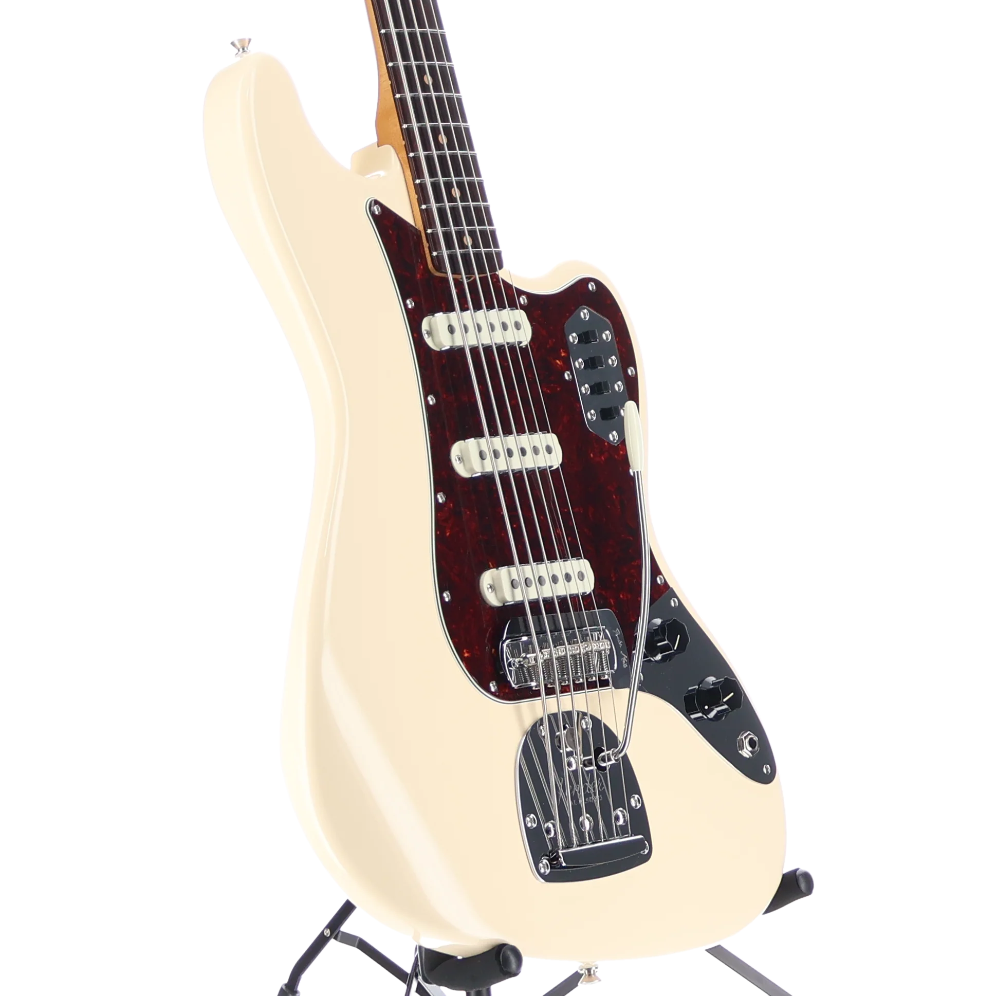 Fender Vintera III Early '60s Bass VI, Rosewood Fingerboard, Olympic White (J8) (30850) - Image 3