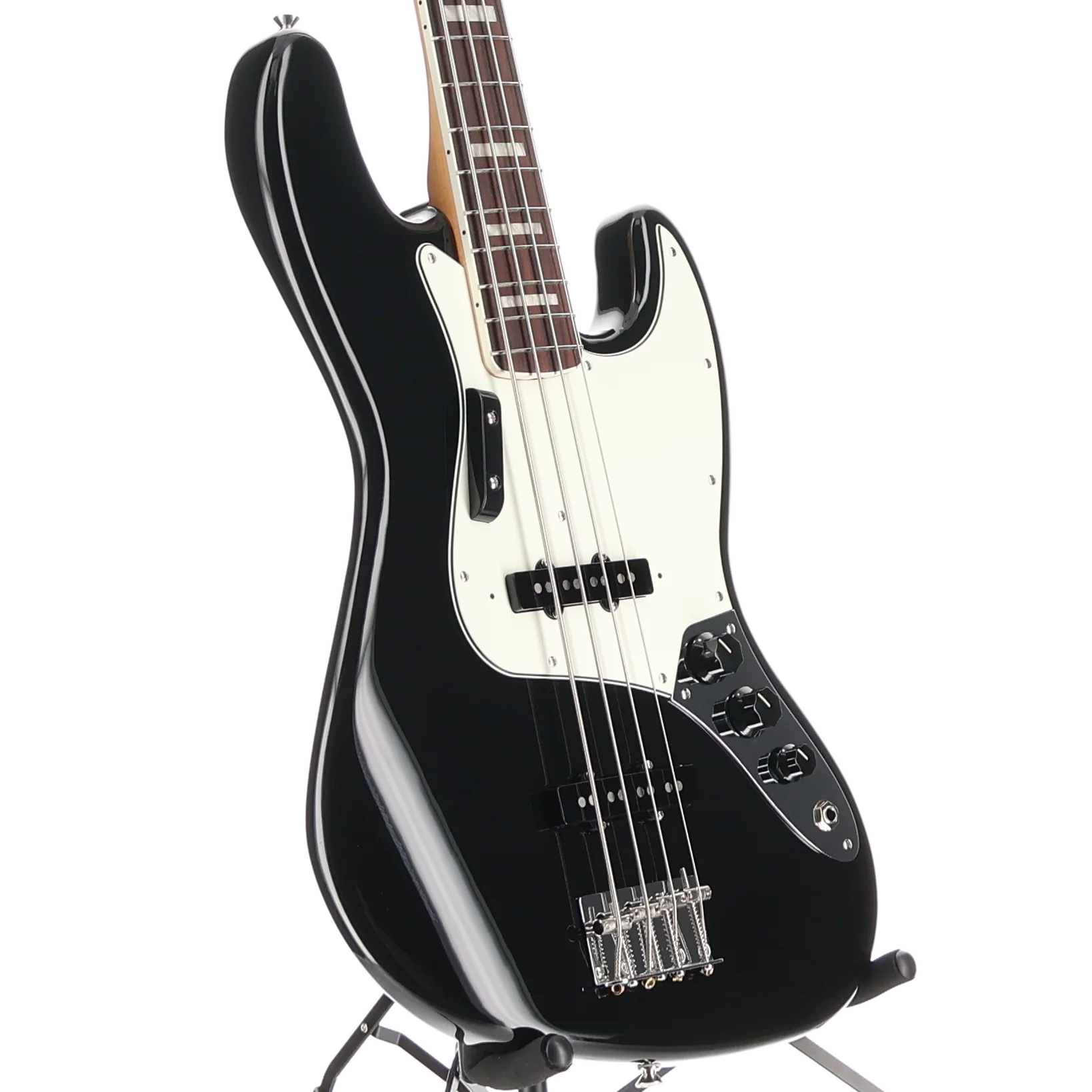 Fender Vintera III Early '70s Jazz Bass, Rosewood Fingerboard, Black (O1) (21921) - Image 3