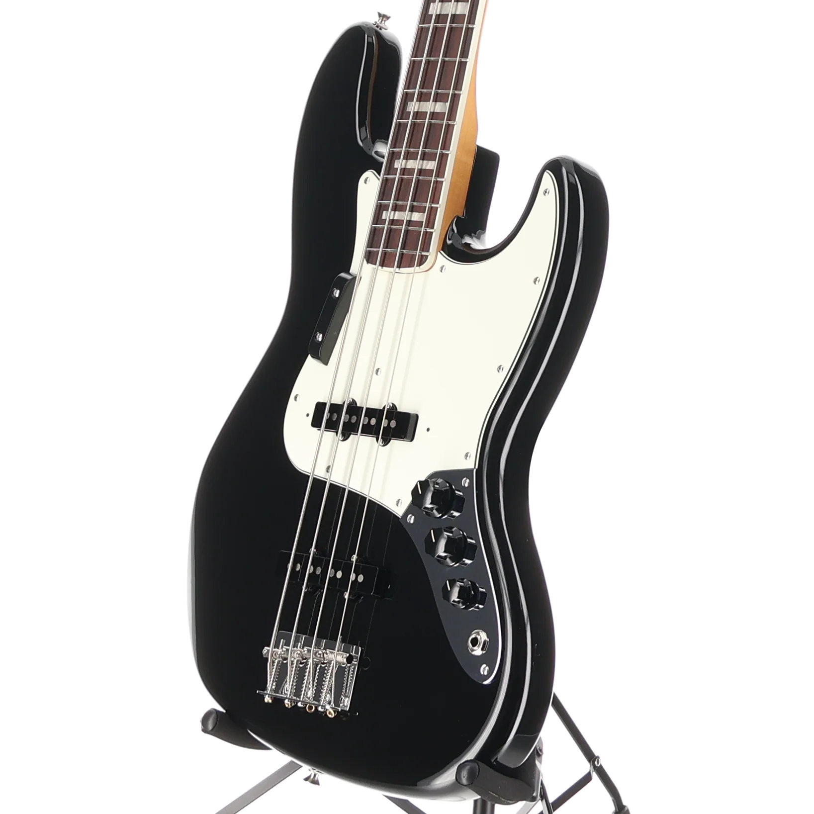 Fender Vintera III Early '70s Jazz Bass, Rosewood Fingerboard, Black (O1) (21921) - Image 4