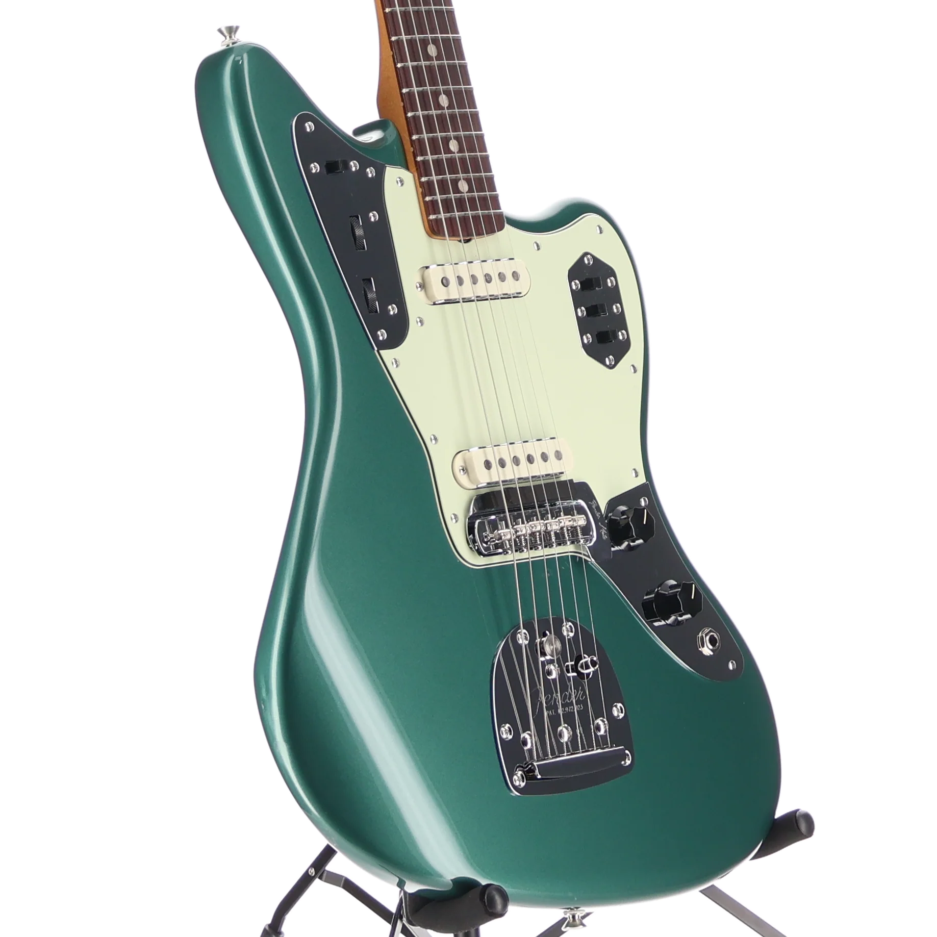 Fender Vintera III Mid '60s Jaguar, Rosewood Fingerboard, Sherwood Green Metallic (B2) (26676) - Image 3