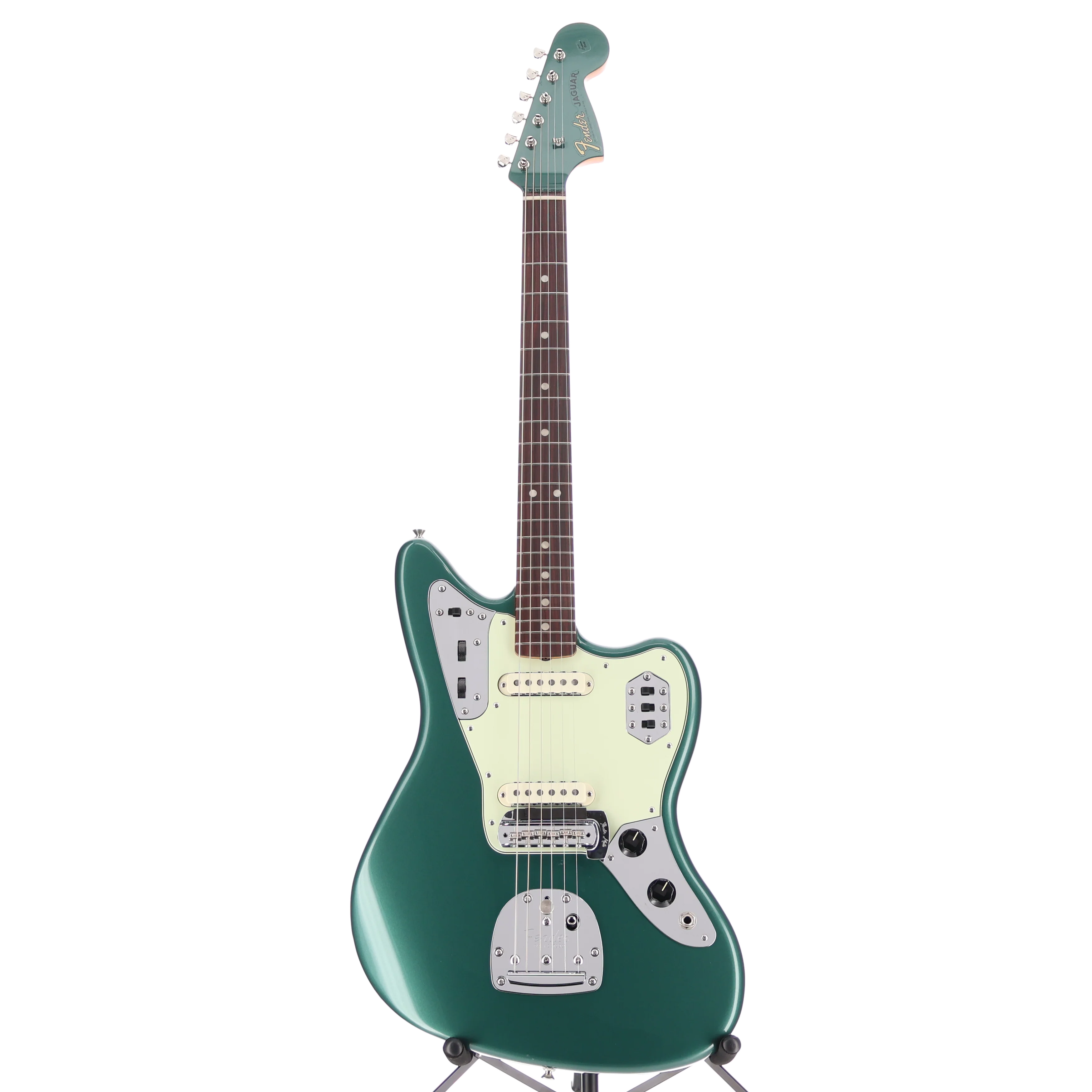 Fender Vintera III Mid '60s Jaguar, Rosewood Fingerboard, Sherwood Green Metallic (B2) (26676) - Image 5