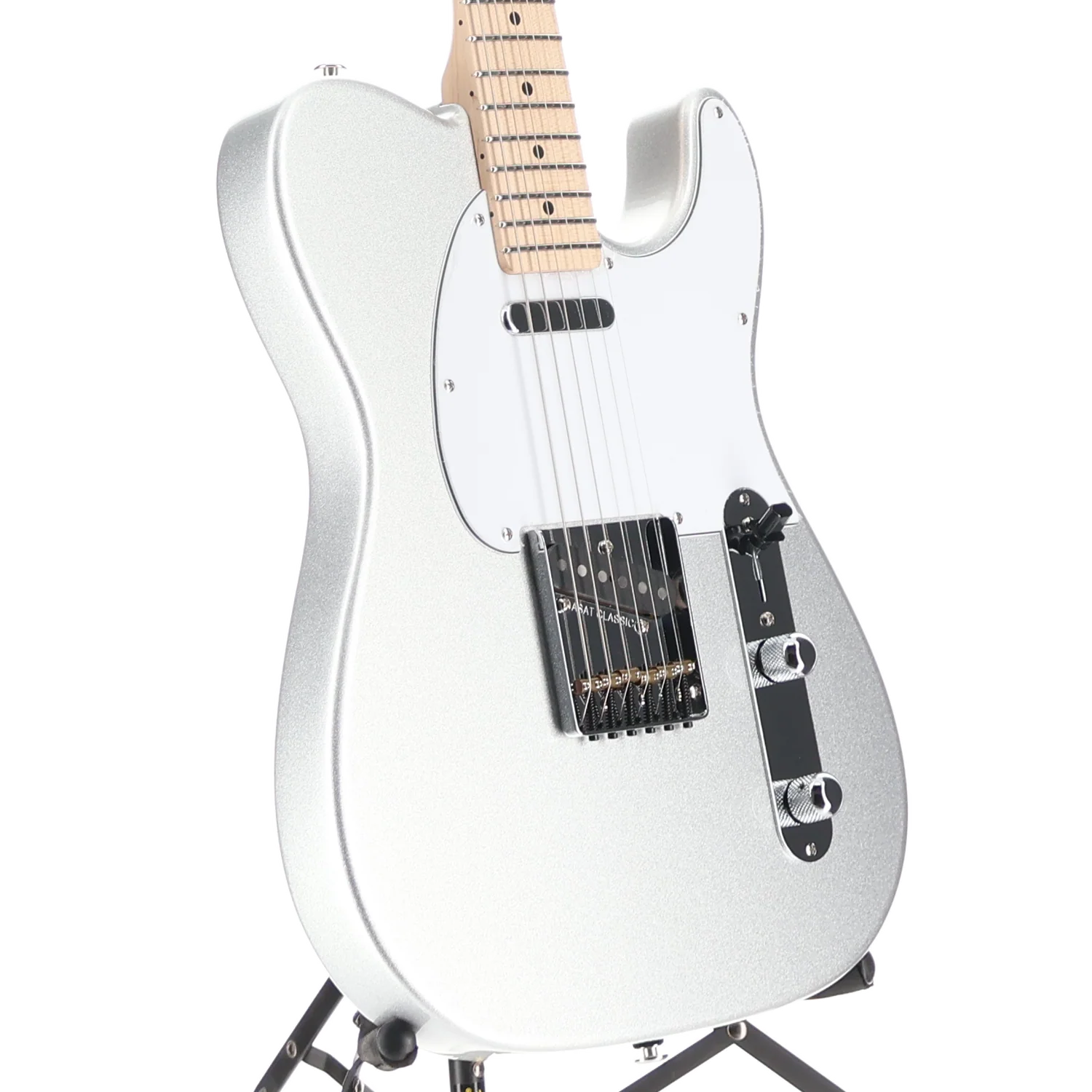 G&L ASAT Classic Electric Guitar Silver Metallic (09016) - Image 3