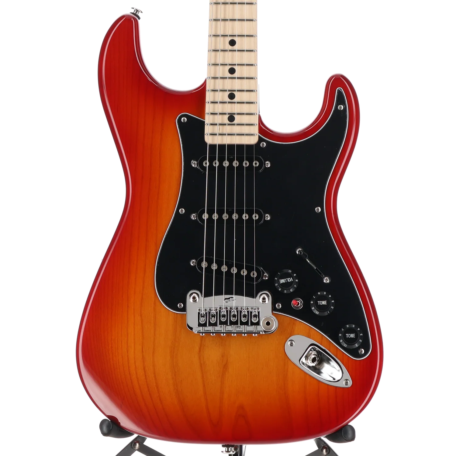 G&L CLF Research S-500 Electric Guitar Cherry Sunburst (07003)