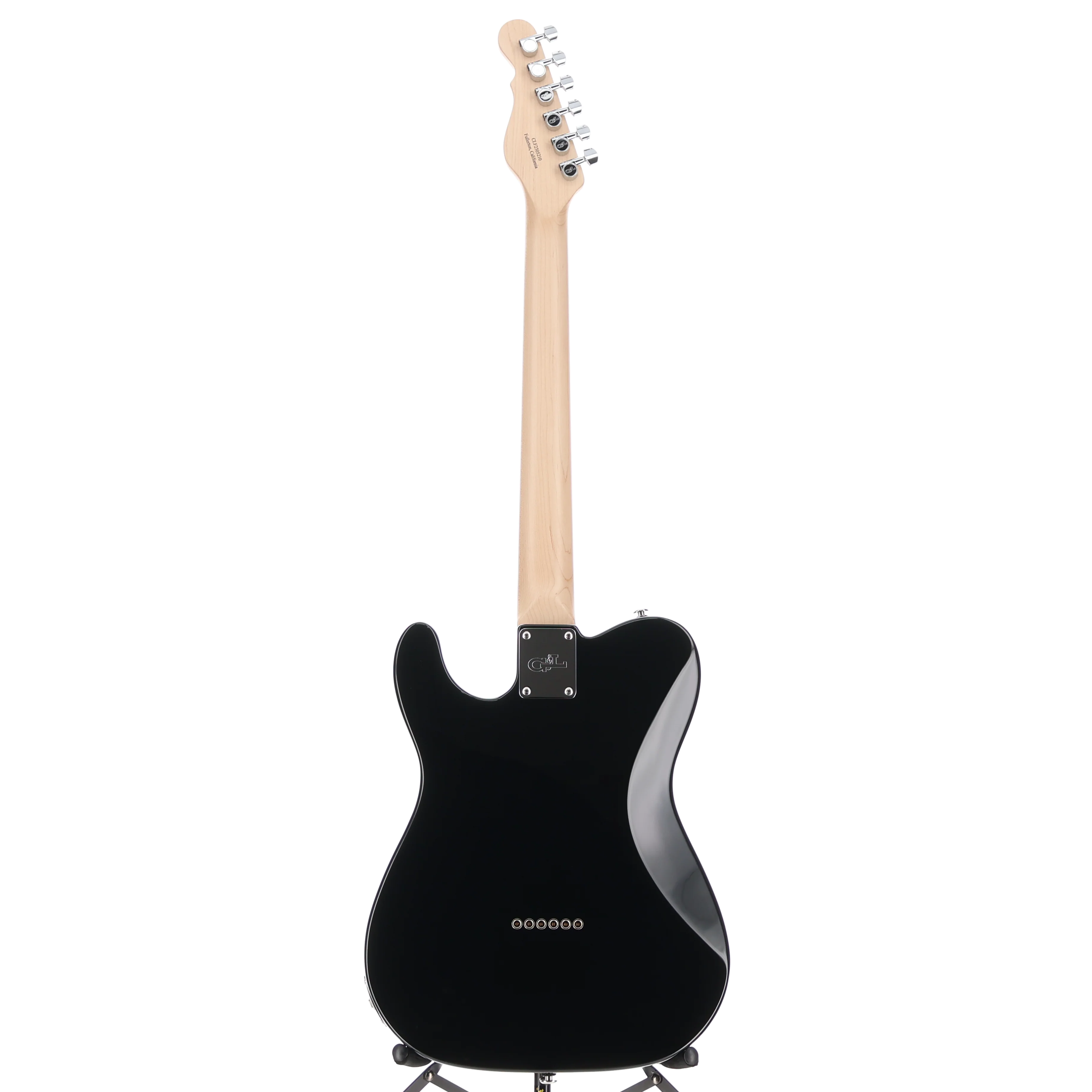 G&L Fullerton Deluxe ASAT Classic Electric Guitar Jet Black (05210) - Image 6