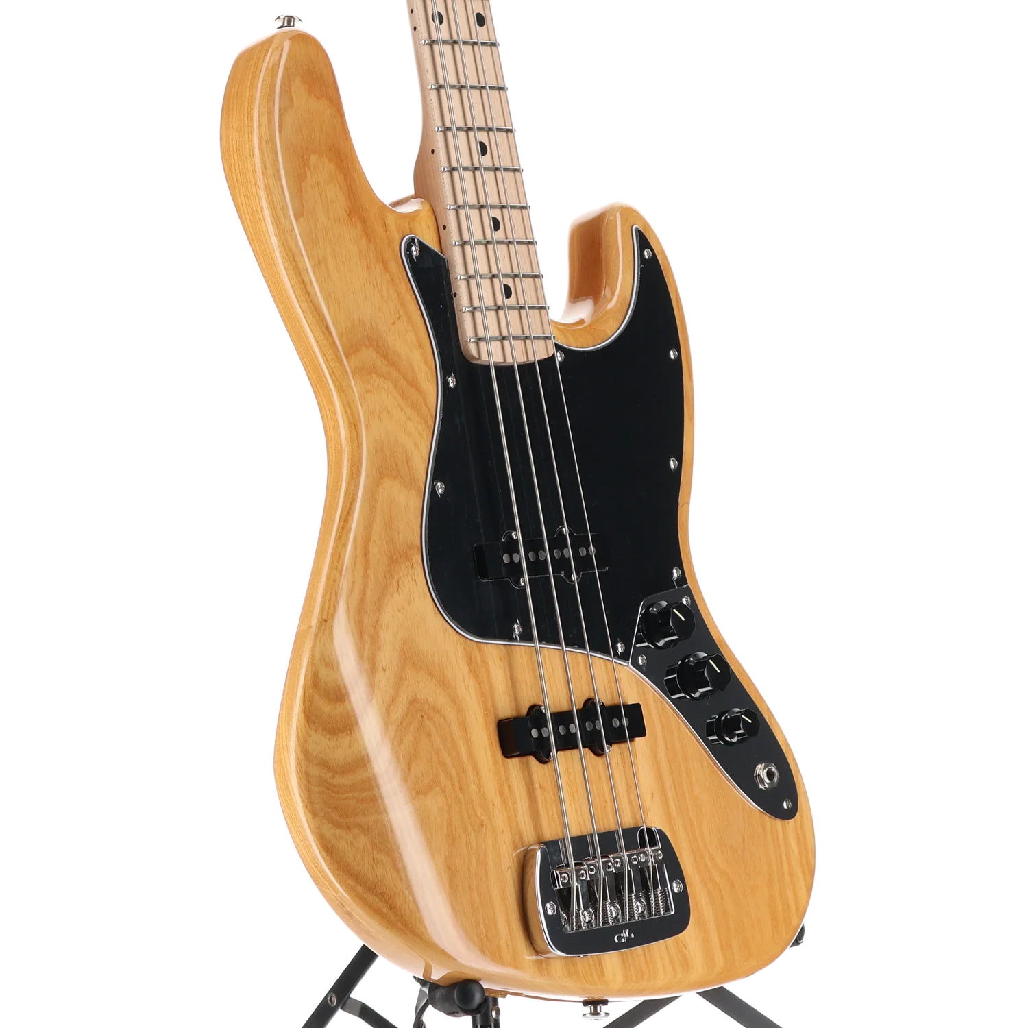 G&L Fullerton Deluxe JB Electric Bass Guitar Vintage Natual (04197) - Image 3