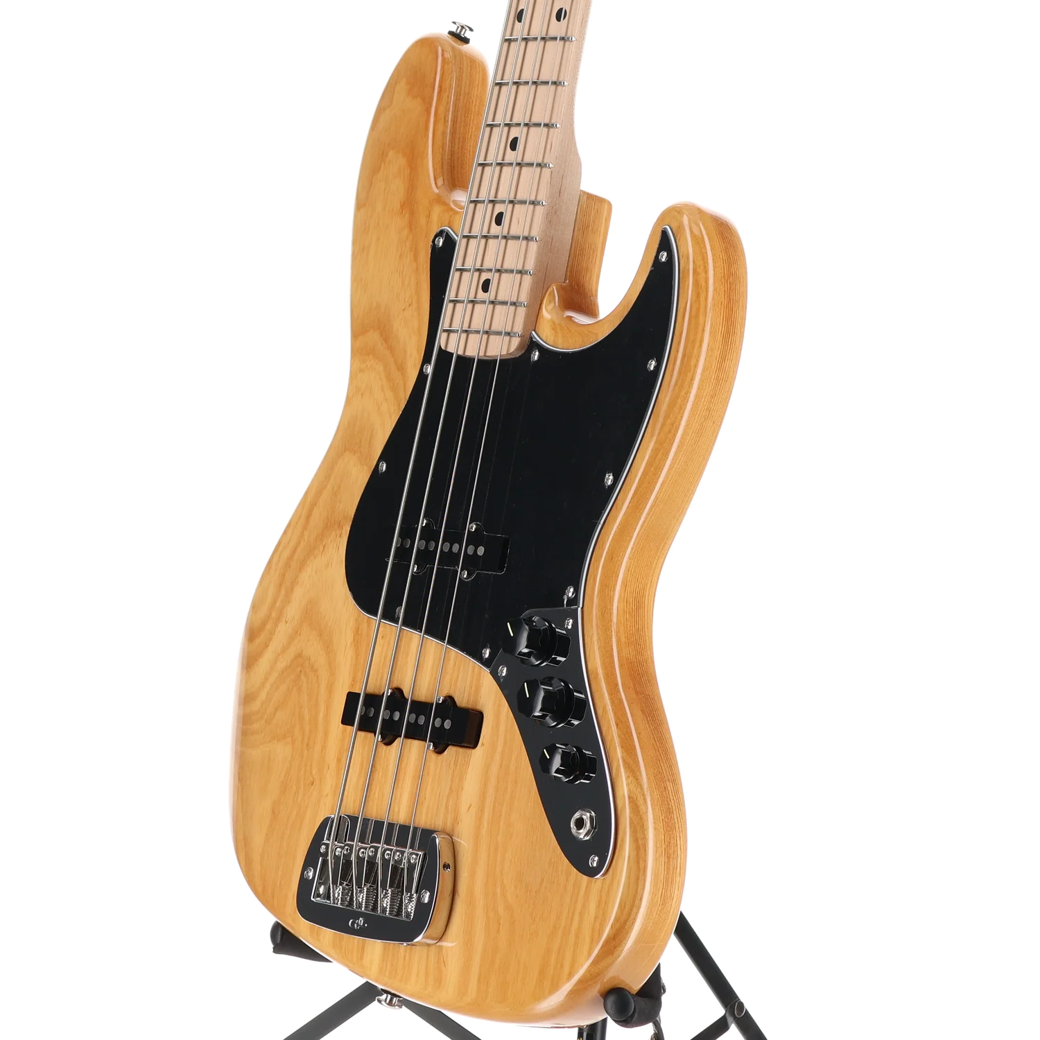 G&L Fullerton Deluxe JB Electric Bass Guitar Vintage Natual (04197) - Image 4