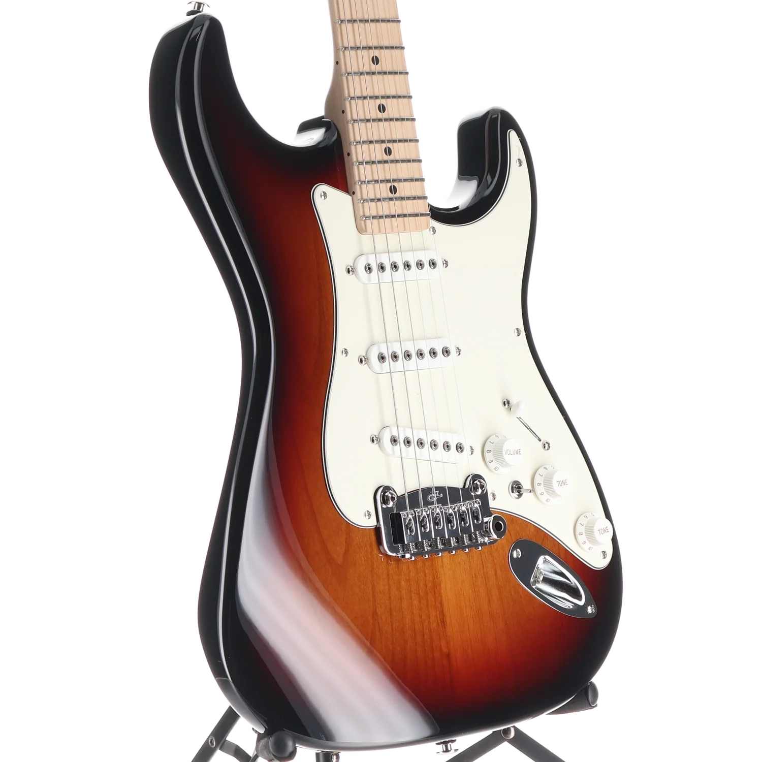 G&L Fullerton Deluxe S-500 Electric Guitar 3-Tone Sunburst  (04161) - Image 3