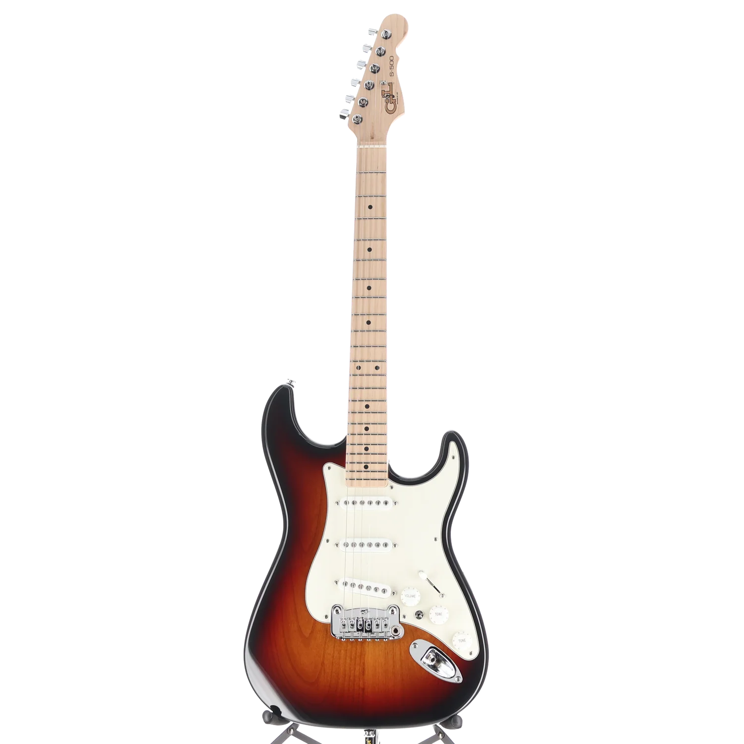 G&L Fullerton Deluxe S-500 Electric Guitar 3-Tone Sunburst  (04161) - Image 5