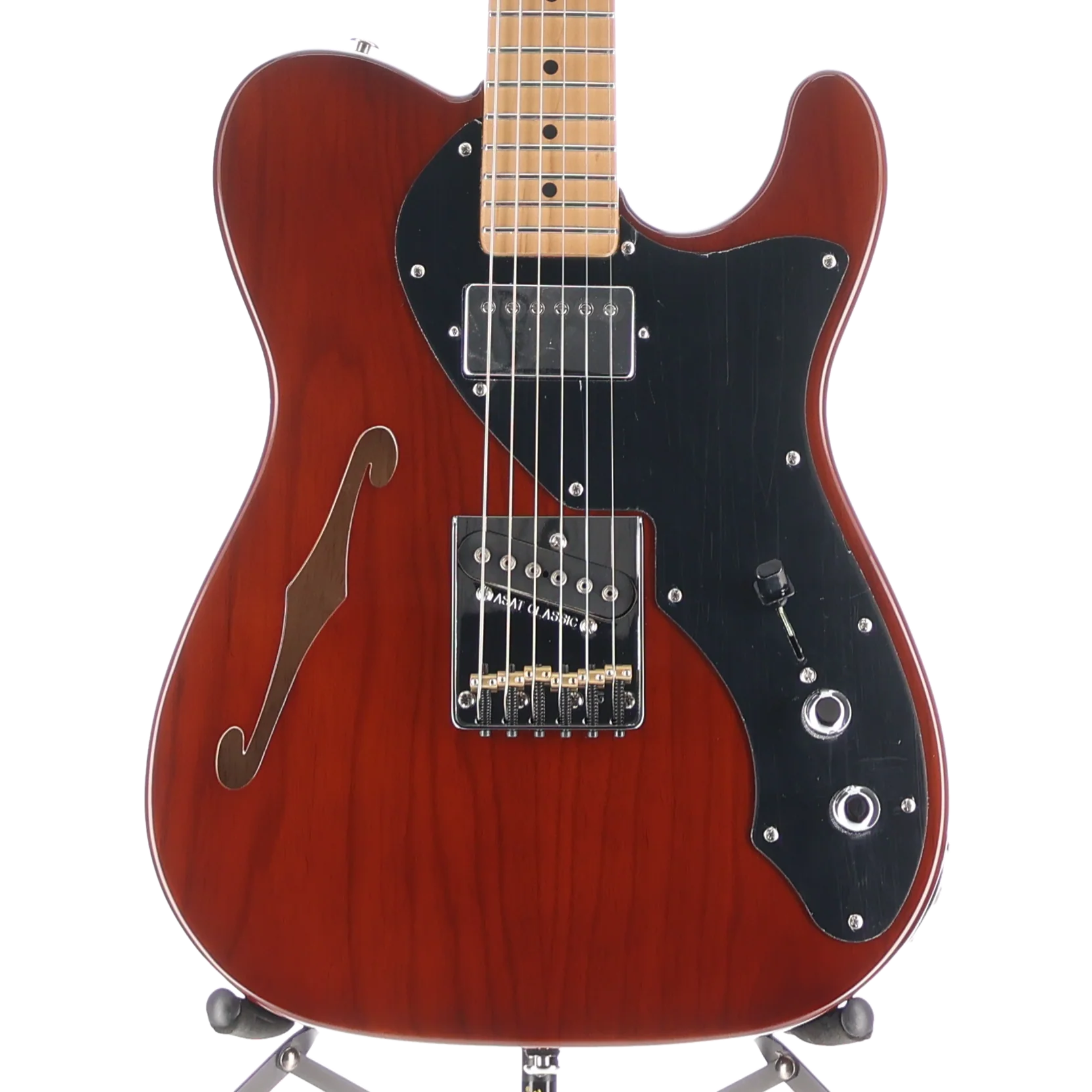 G&L Limited Edition ASAT Classic Bluesboy Thinline Electric Guitar Mocha (05136)