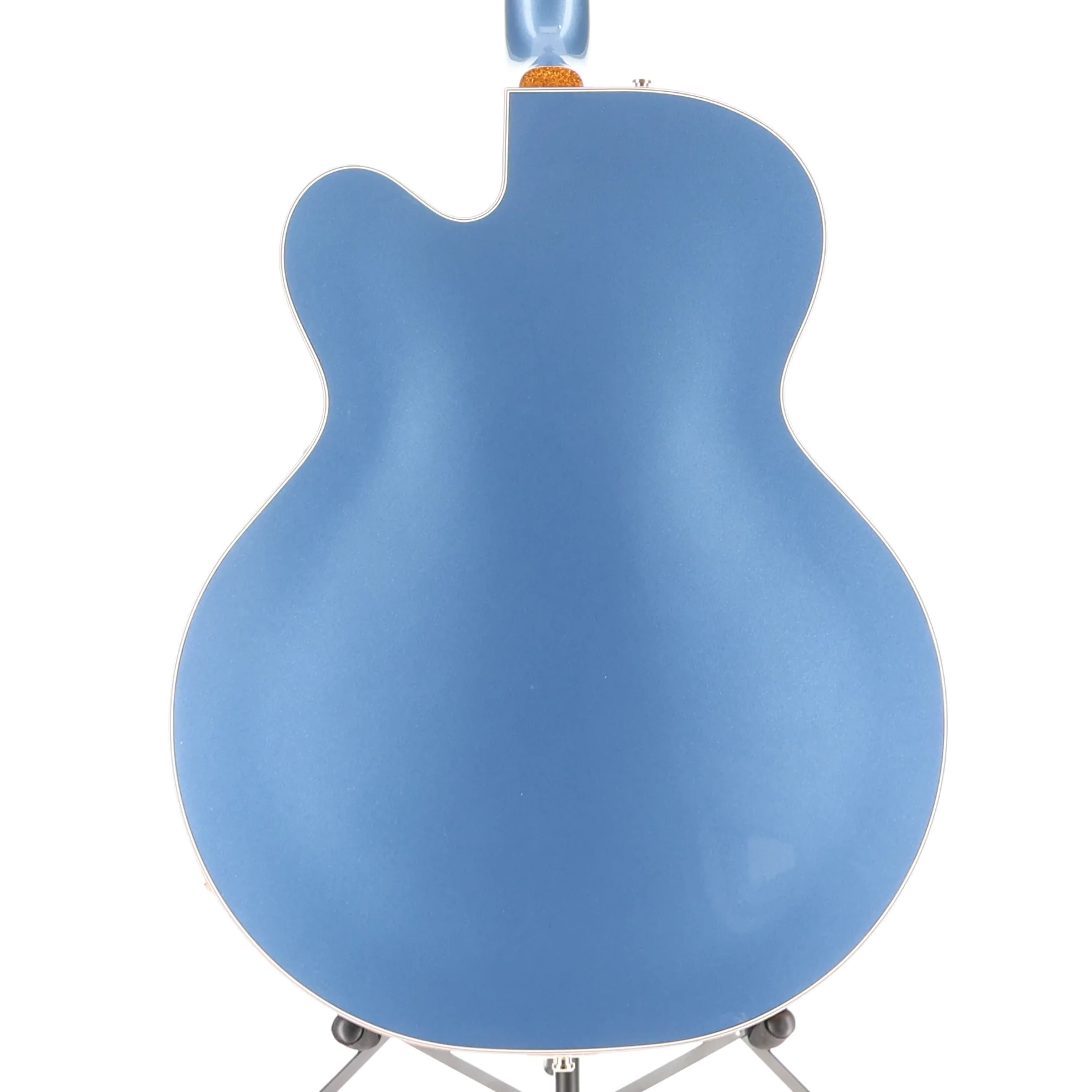 Gretsch Falcon Hollow Body with String-Thru Bigsby and Gold Hardware, Ebony Fingerboard, Cerulean Smoke (N3) (72117) - Image 2