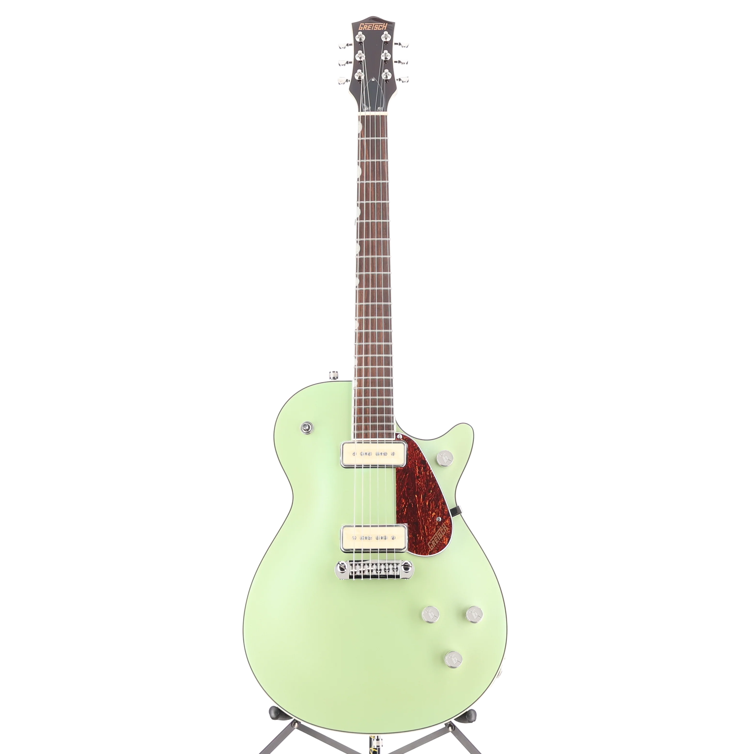 Gretsch G5210-P90 Electromatic Jet Two 90 Single-Cut with Wraparound, Laurel Fingerboard, Broadway Jade (RP) (90548) - Image 5