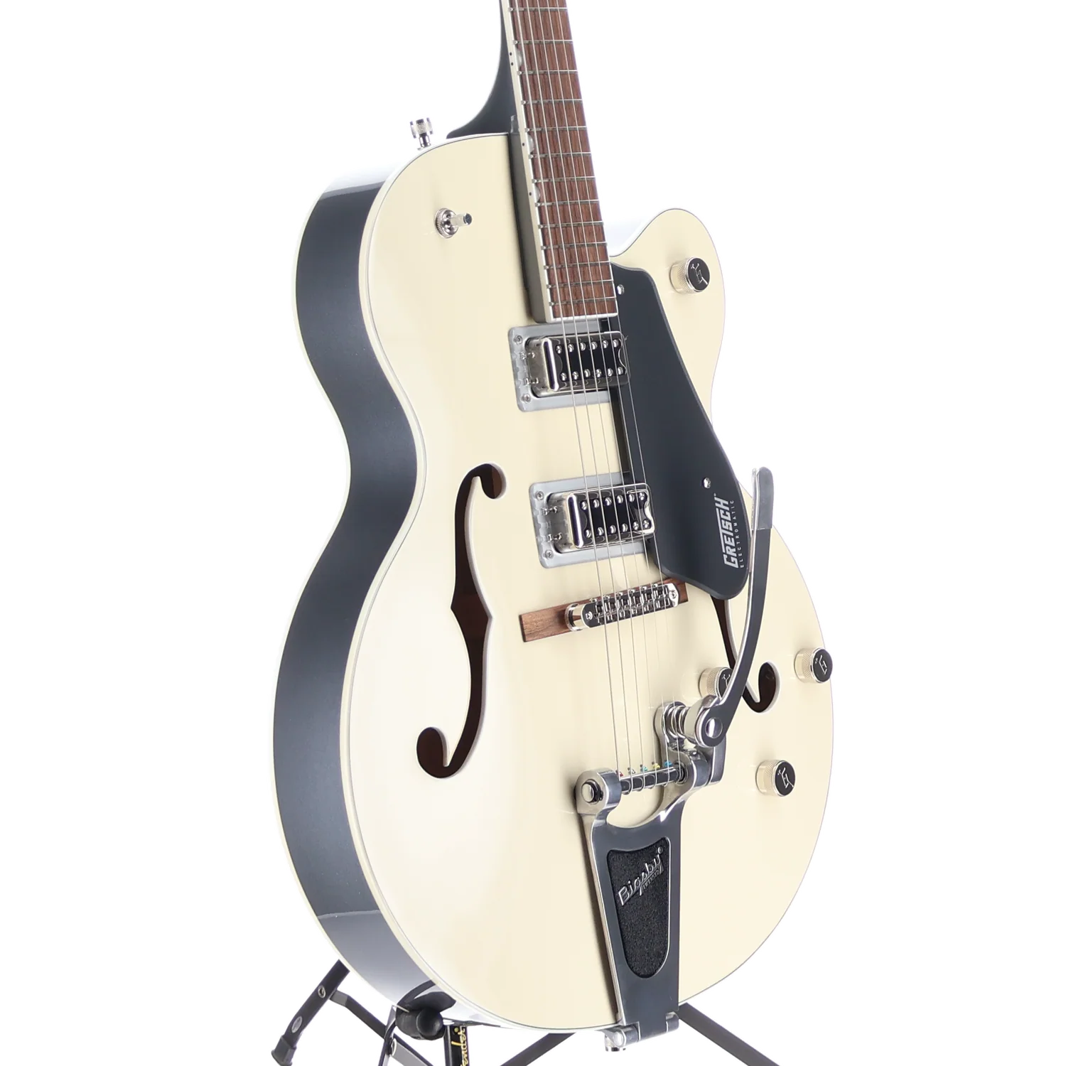 Gretsch G5420T Electromatic Classic Hollow Body Single-Cut with Bigsby, Two-Tone Vintage White/London Grey (RP) (15572) - Image 3