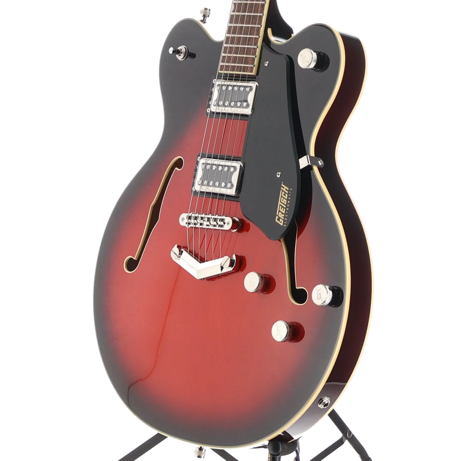 Gretsch G5622 Electromatic Center Block Double-Cut with V-Stoptail, Claret Burst (RP) (00561) - Image 3