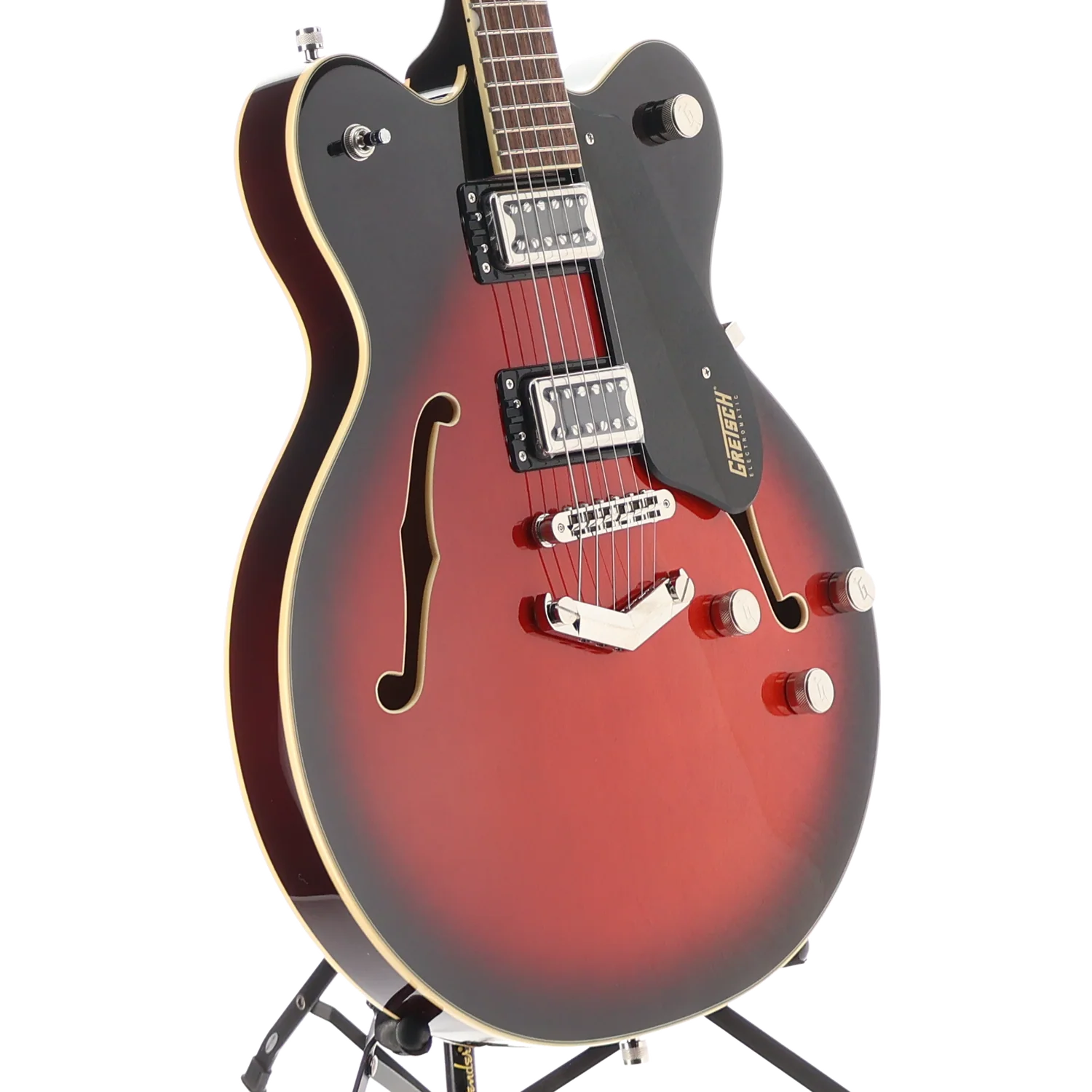 Gretsch G5622 Electromatic Center Block Double-Cut with V-Stoptail, Claret Burst (RP) (00561) - Image 4