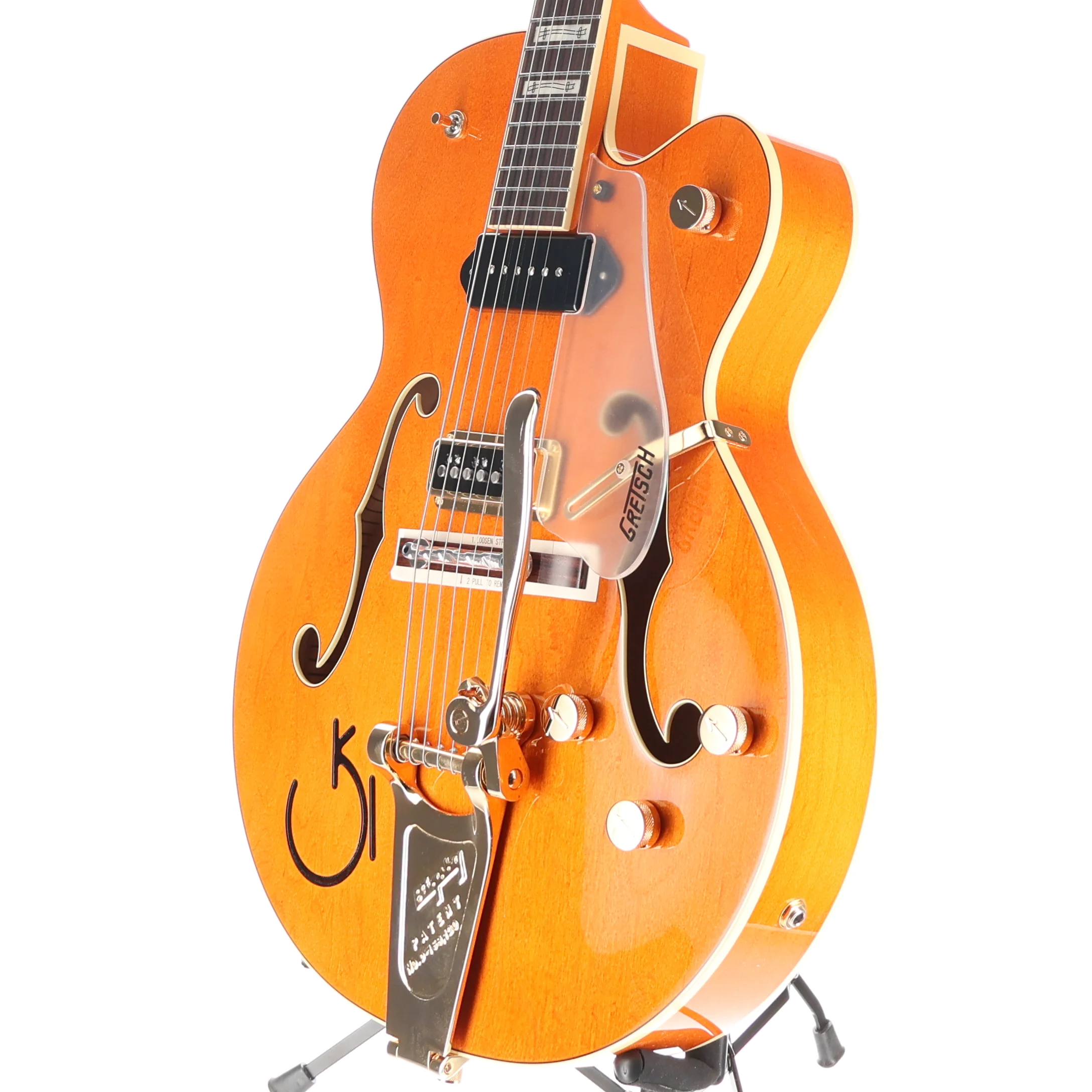 Gretsch G6120 Eddie Cochran Signature Hollow Body with Bigsby, Western Maple Stain, Expert Setup (T3) (23975) - Image 4