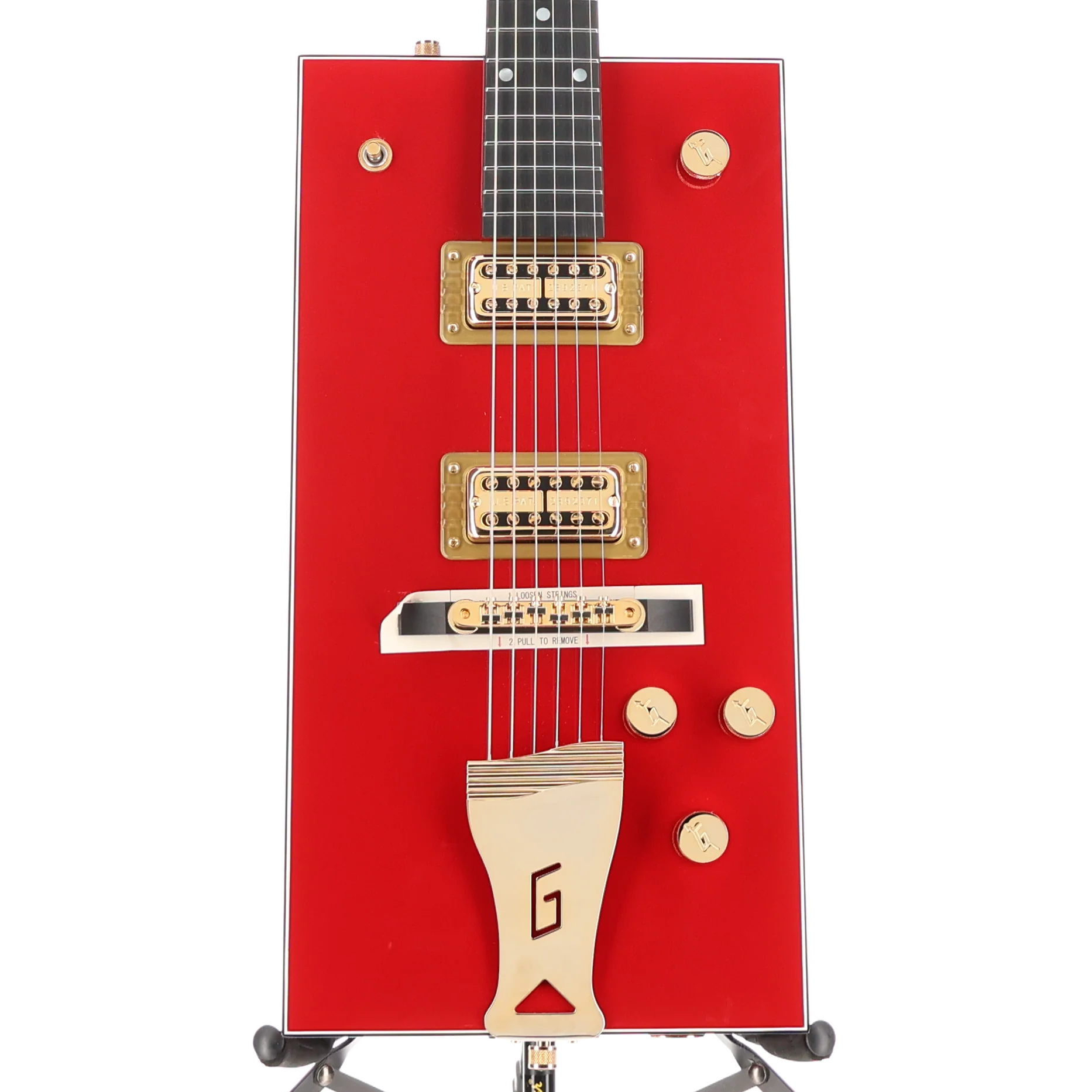 Gretsch G6138 Bo Diddley, "G" Cutout Tailpiece, Ebony Fingerboard, Firebird Red (RC1) (13867)