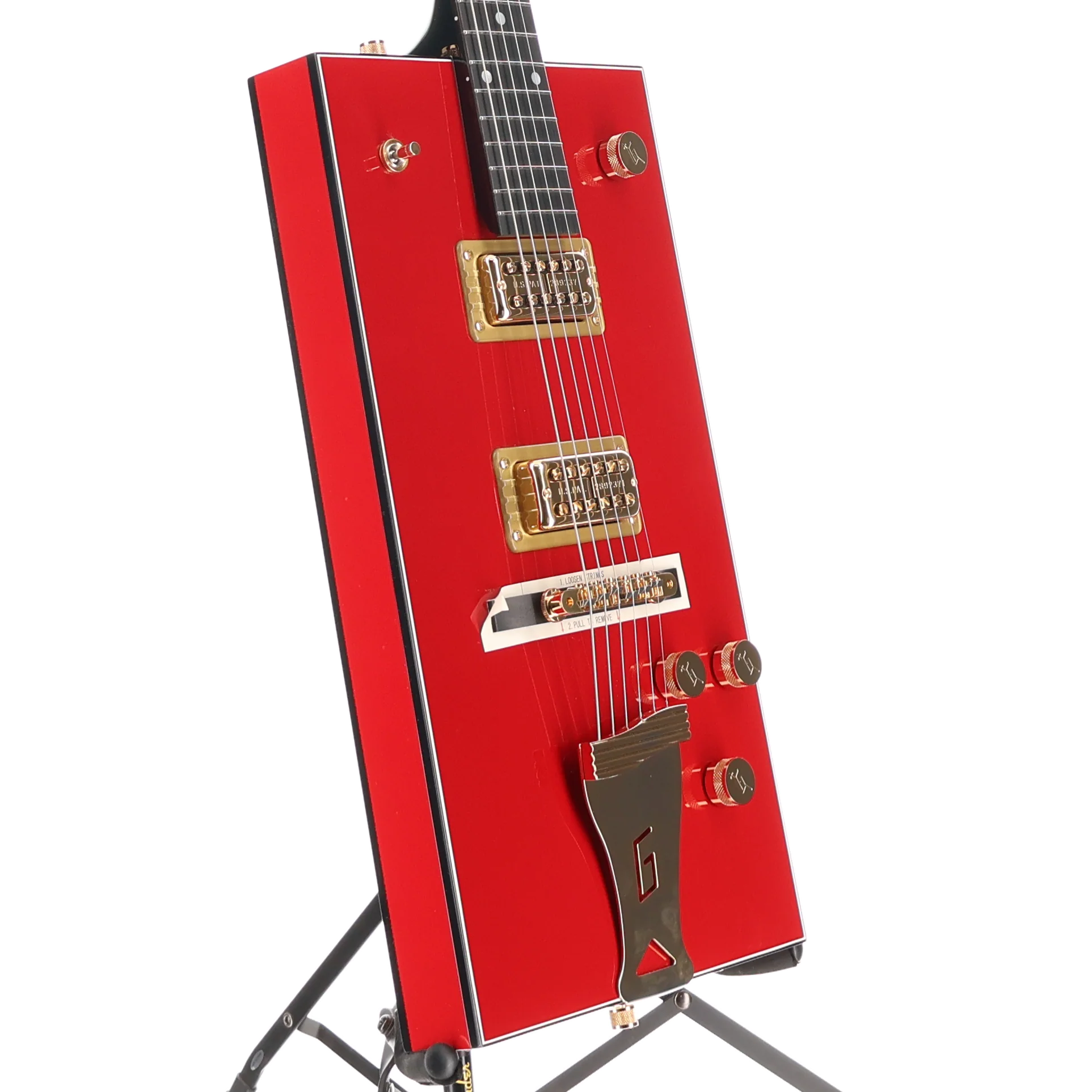 Gretsch G6138 Bo Diddley, "G" Cutout Tailpiece, Ebony Fingerboard, Firebird Red (RC1) (13867) - Image 3