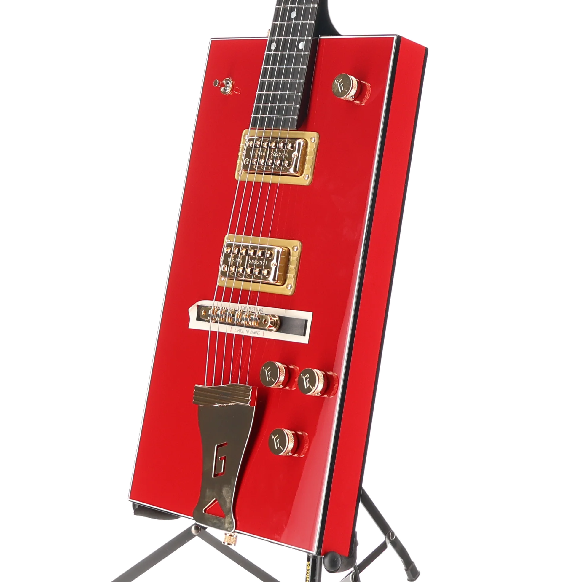 Gretsch G6138 Bo Diddley, "G" Cutout Tailpiece, Ebony Fingerboard, Firebird Red (RC1) (13867) - Image 4