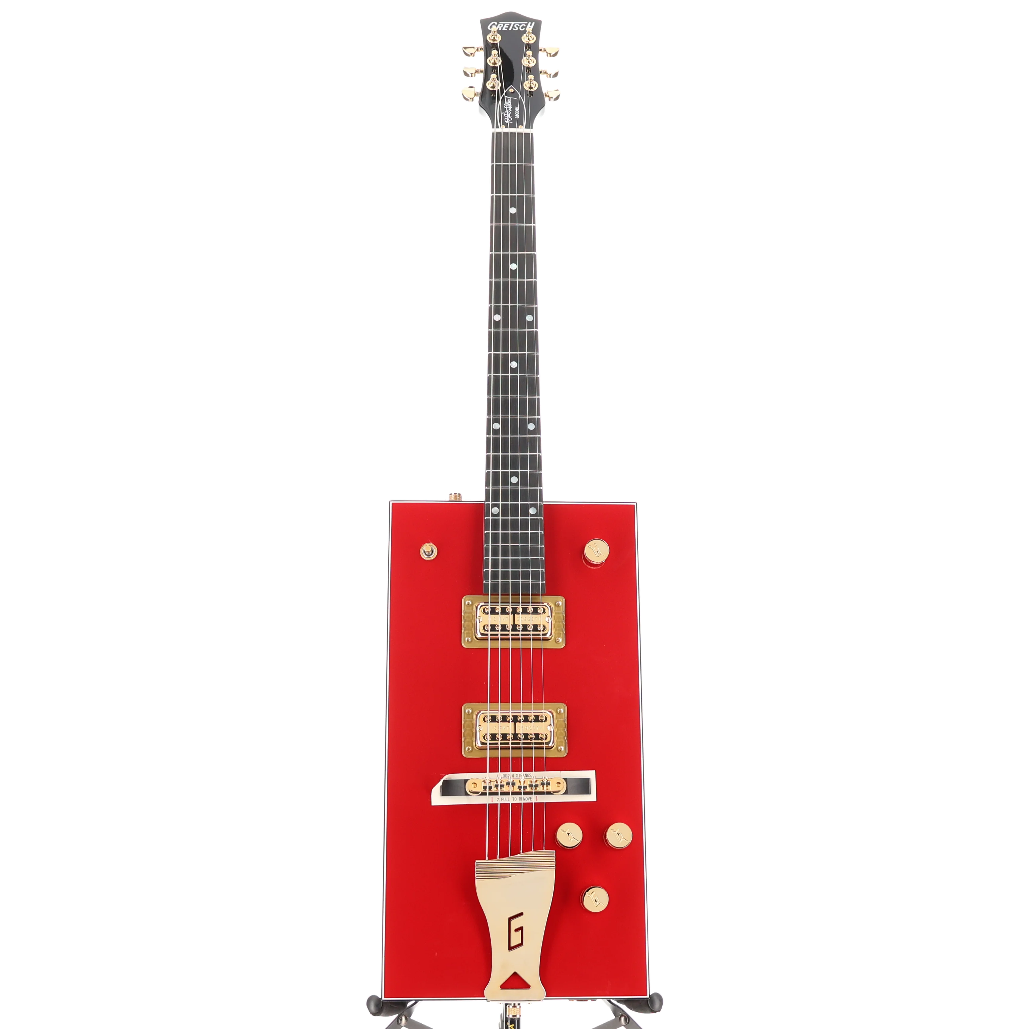 Gretsch G6138 Bo Diddley, "G" Cutout Tailpiece, Ebony Fingerboard, Firebird Red (RC1) (13867) - Image 5