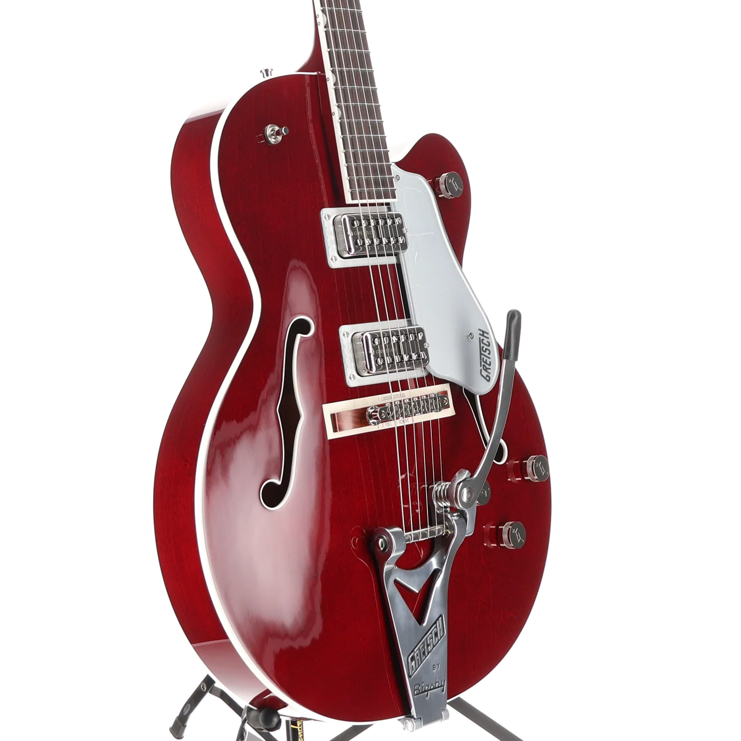 Gretsch Gretsch Tennessean Hollow Body with String-Thru Bigsby and Nickel Hardware, Deep Cherry, Professional Setup (P2) (24526) - Image 3