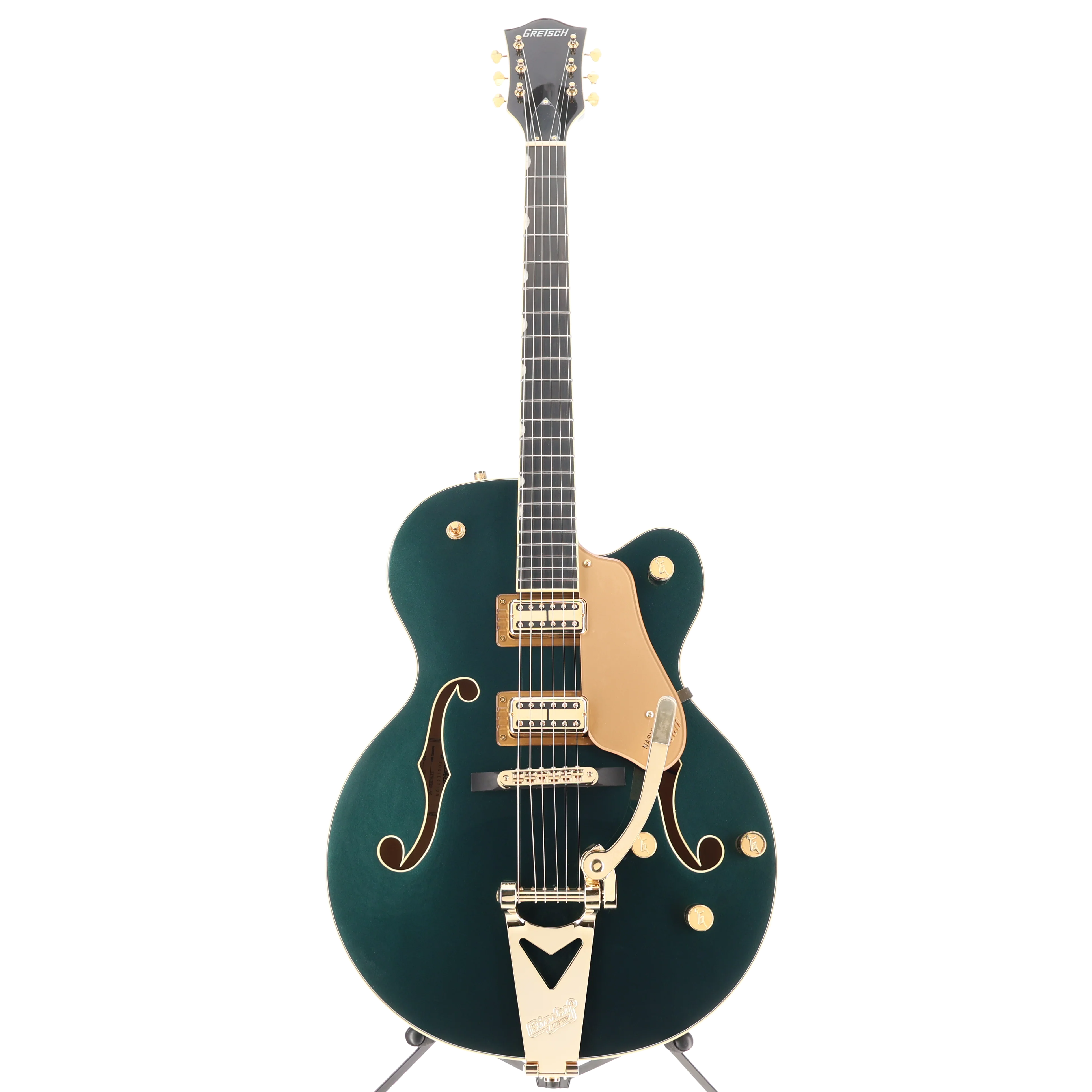 Gretsch Synchromatic Nashville Hollow Body Single-Cut with Bigsby, Ebony Fingerboard, Cadillac Green (X7) (91851) - Image 5