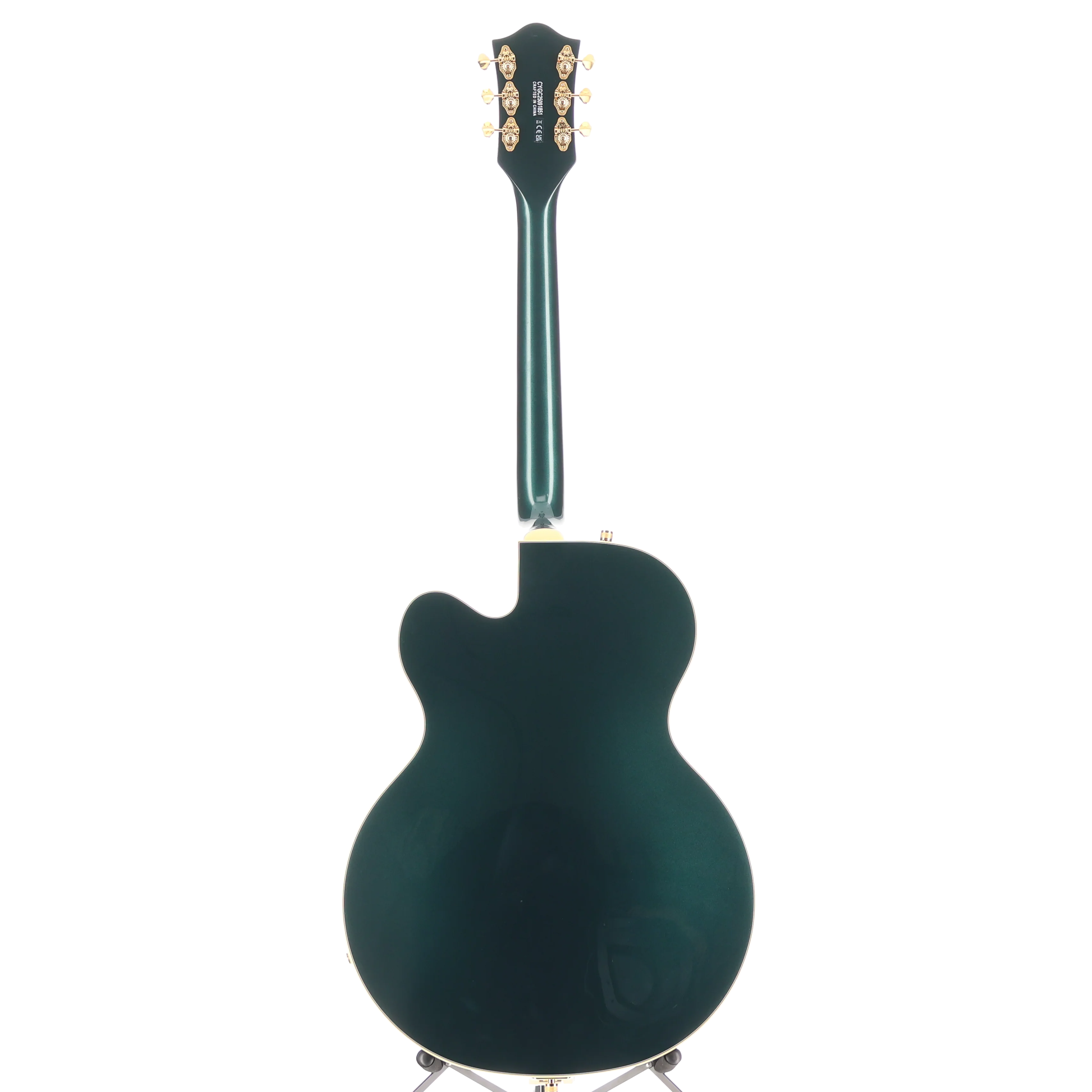 Gretsch Synchromatic Nashville Hollow Body Single-Cut with Bigsby, Ebony Fingerboard, Cadillac Green (X7) (91851) - Image 6
