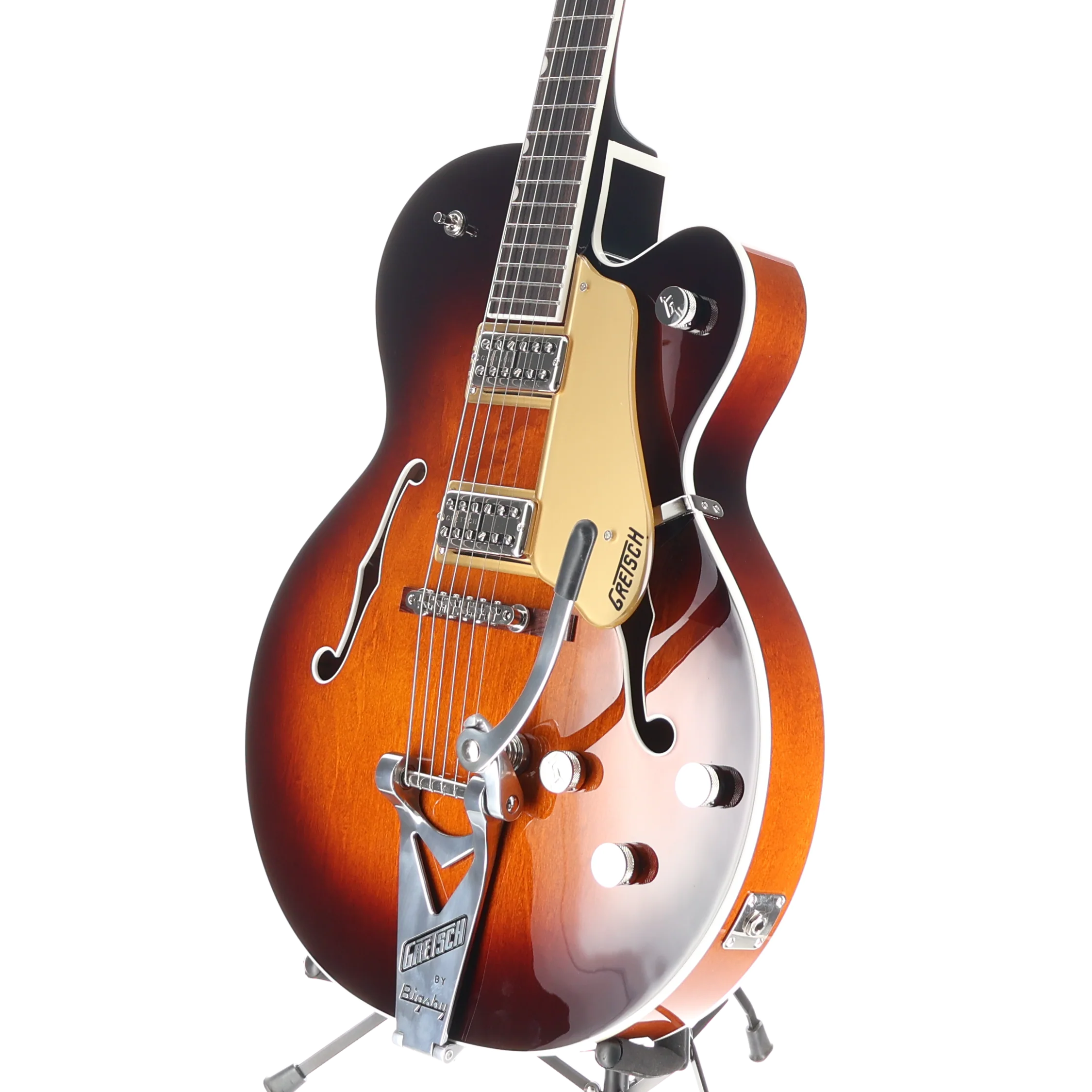 Gretsch Tennessean Hollow Body with String-Thru Bigsby and Nickel Hardware, Rosewood Fingerboard, Havana Burst (L13) (82735) - Image 4