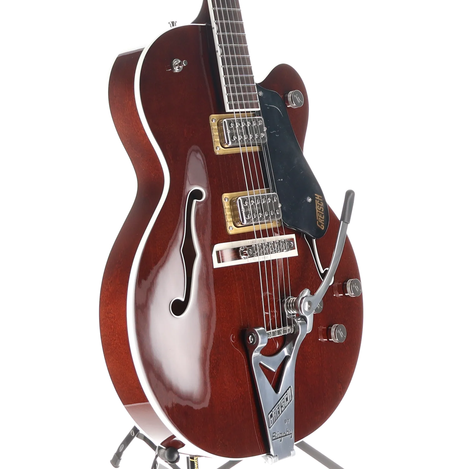 Gretsch Tennessean Hollow Body with String-Thru Bigsby and Nickel Hardware, Walnut Stain, Professional Setup (T4) (82739) - Image 3