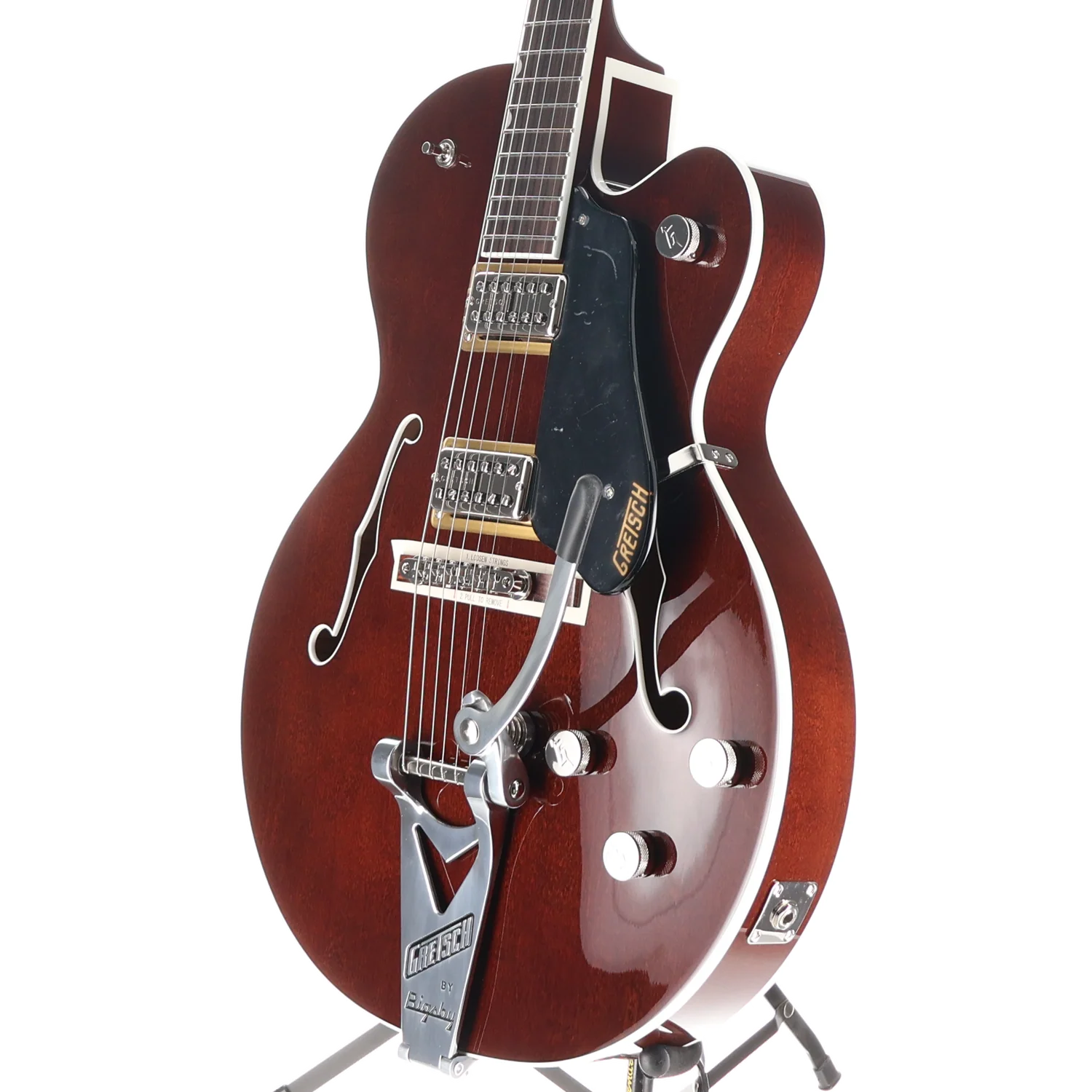 Gretsch Tennessean Hollow Body with String-Thru Bigsby and Nickel Hardware, Walnut Stain, Professional Setup (T4) (82739) - Image 4