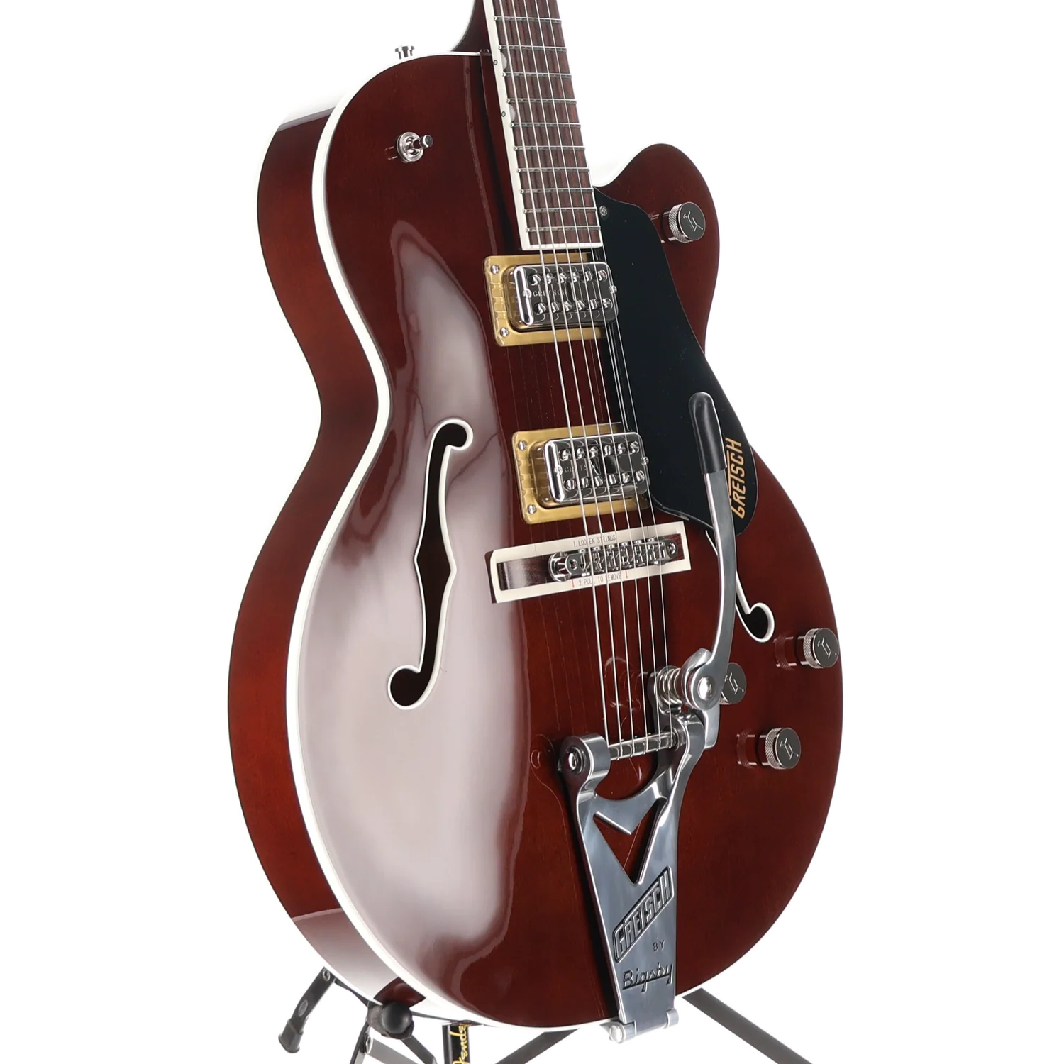 Gretsch Tennessean Hollow Body with String-Thru Bigsby and Nickel Hardware, Walnut Stain, Professional Setup (X2) (82749) - Image 3