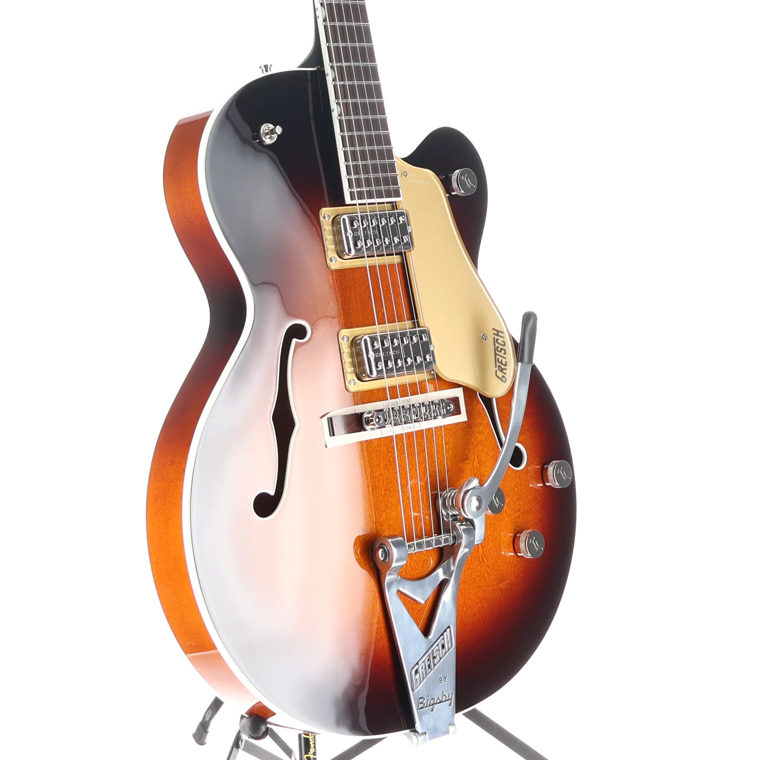 Gretsch Tennessean Hollow Body with String-Thru Bigsby, Havana Burst, Rosewood Fingerboard, Professional Setup (T13) (82729) - Image 3