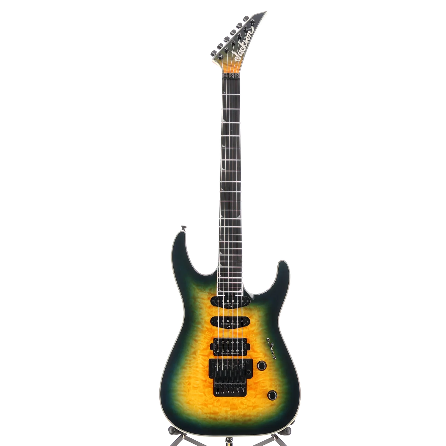 Jackson Jackson Pro Plus Series Soloist SLA3Q - Amber Blue Burst (RP) (27586) - Image 5