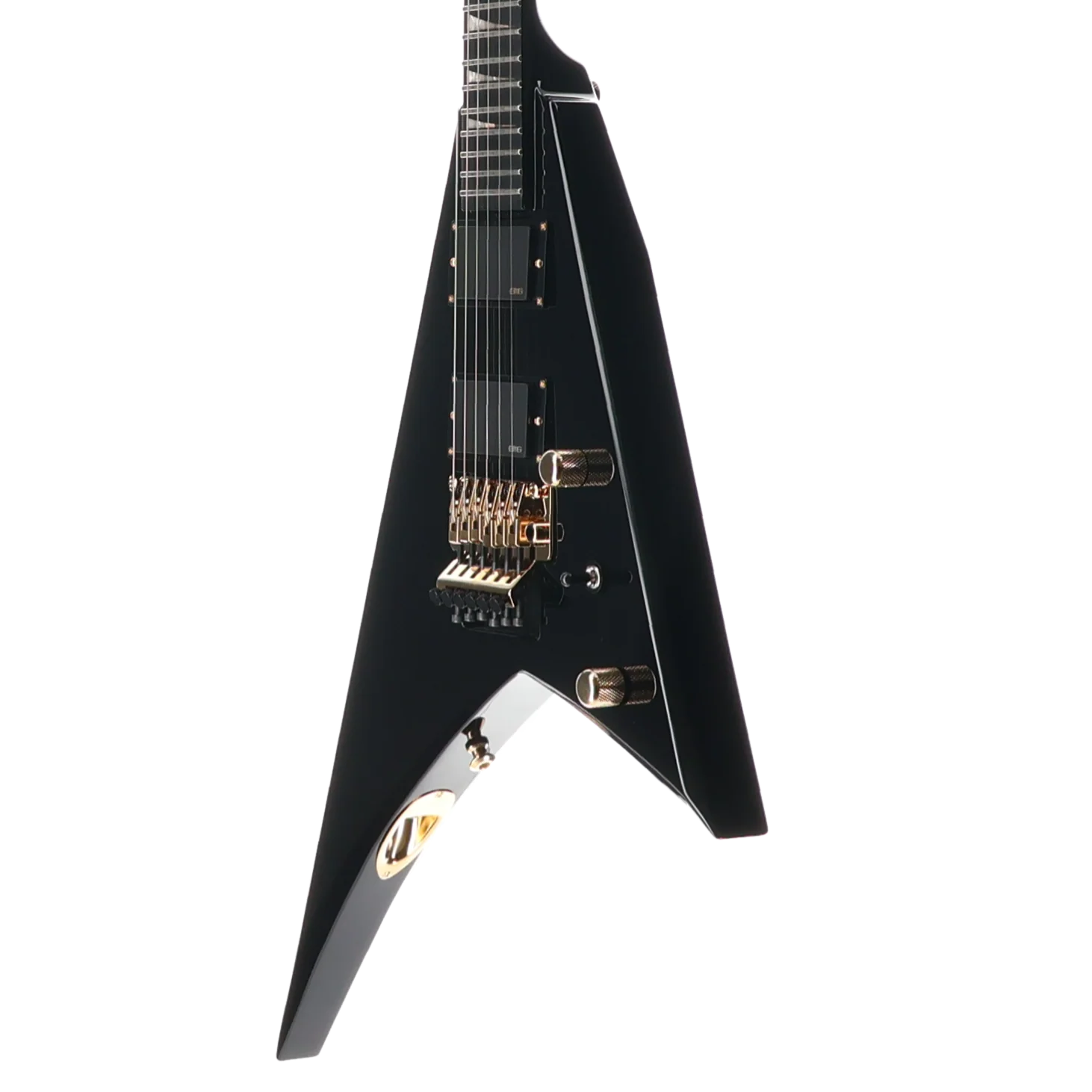 Jackson MJ Series Rhoads RR24MG, Gloss Black, Expert Setup (P) (03047) - Image 4