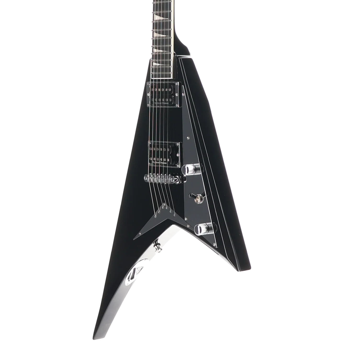 Jackson MJ Series Rhoads RRT, Gloss Black, Professional Setup (P) (03010) - Image 4