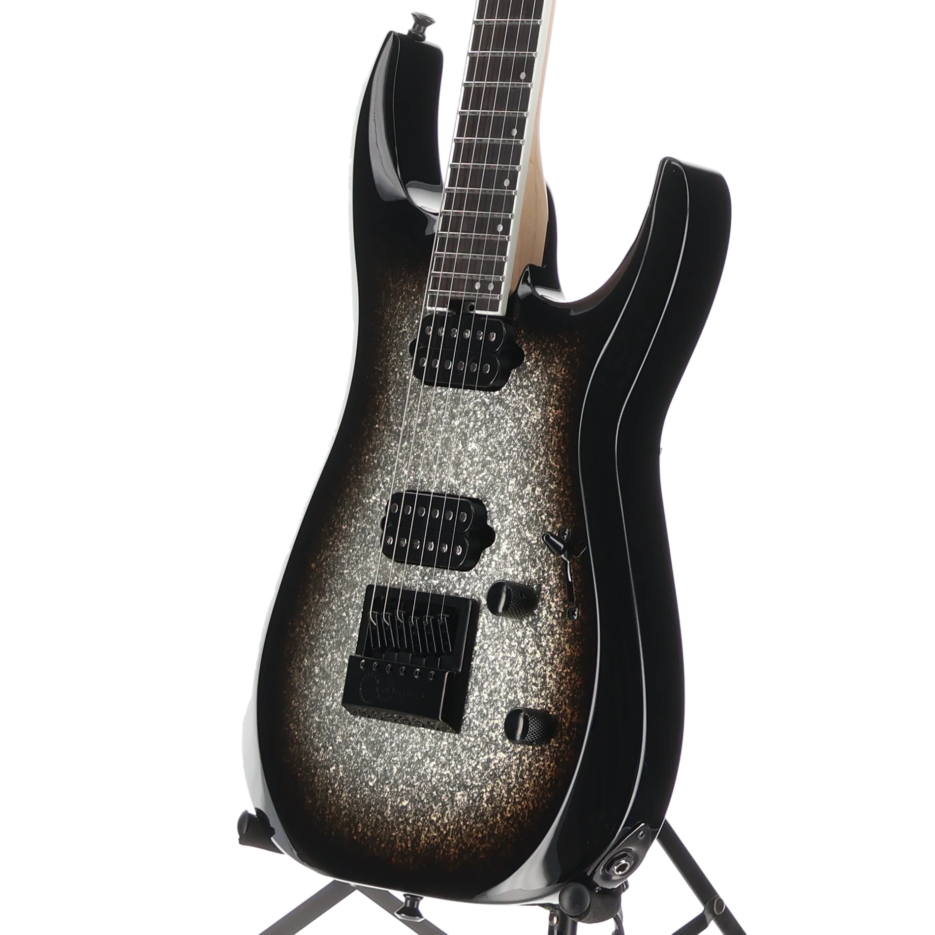 Jackson Pro Plus Series DK Modern EVTN6, Silver Sparkle, Expert Setup (Y13) (00027) - Image 4
