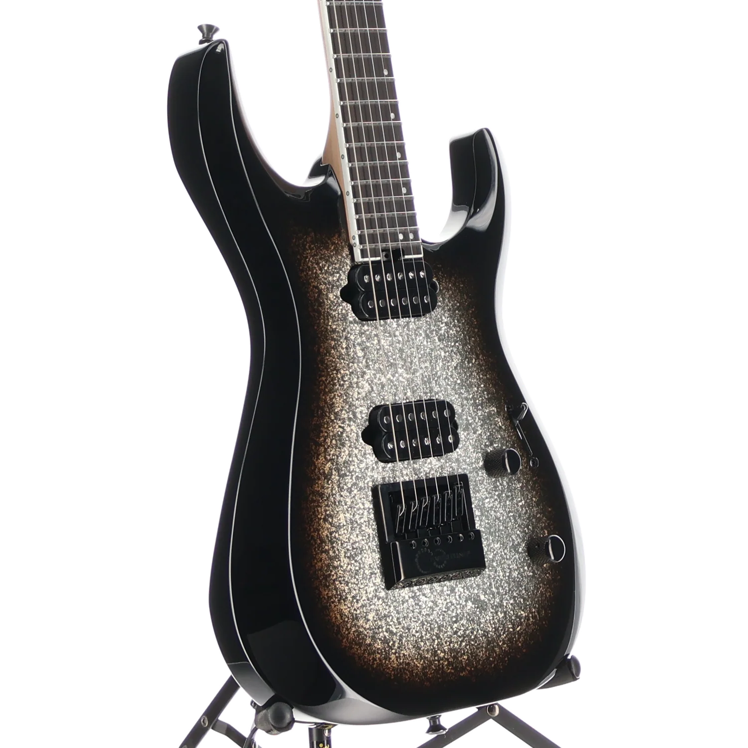 Jackson Pro Plus Series DK Modern EVTN6, Silver Sparkle, Pro Setup (AA2) (00028) - Image 3