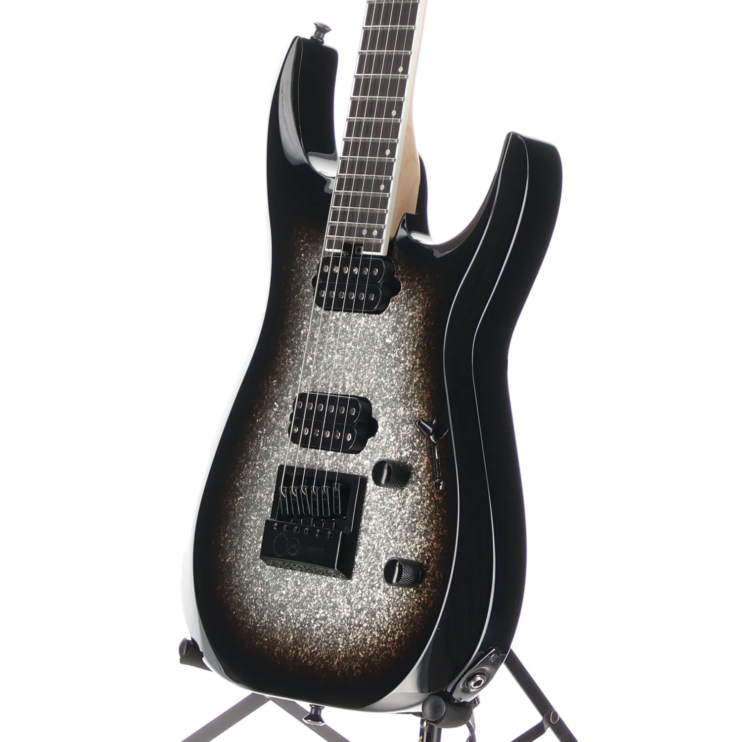 Jackson Pro Plus Series DK Modern EVTN6, Silver Sparkle, Pro Setup (AA2) (00028) - Image 4