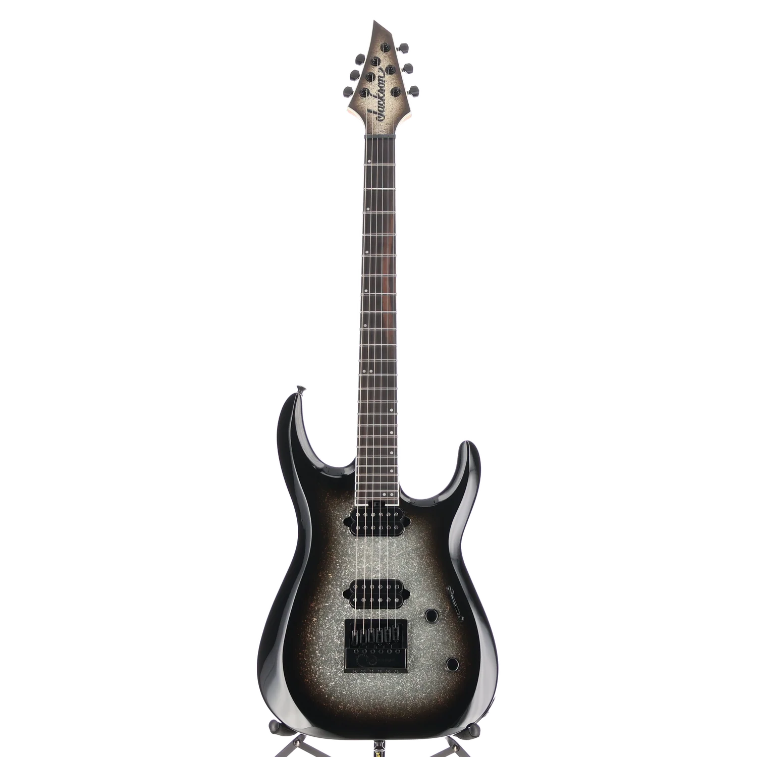 Jackson Pro Plus Series DK Modern EVTN6, Silver Sparkle, Pro Setup (AA2) (00028) - Image 5