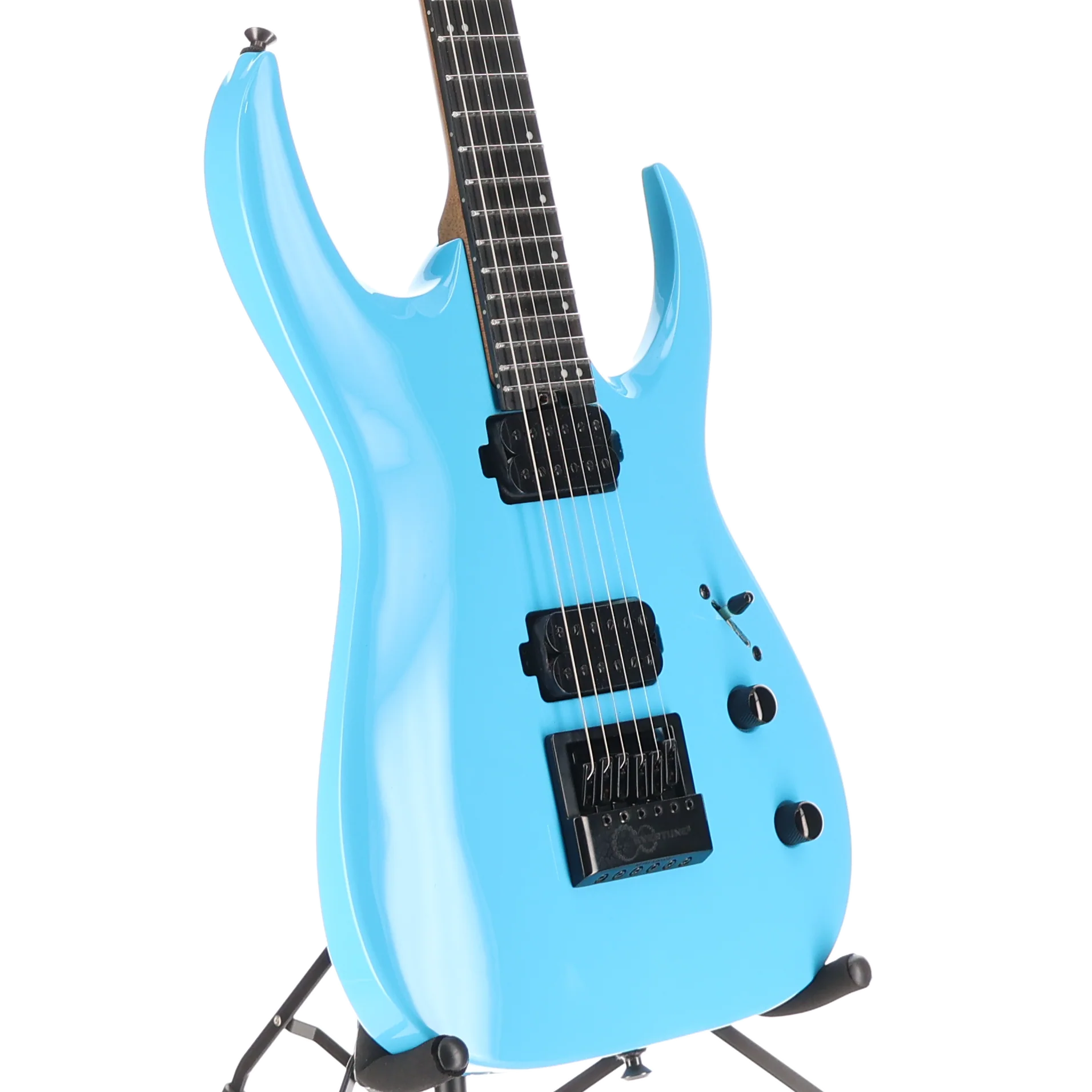 Jackson Pro Plus Series Signature Misha Mansoor Juggernaut ET6, Ebony Fingerboard, Riviera Blue (SR) (12465) - Image 3