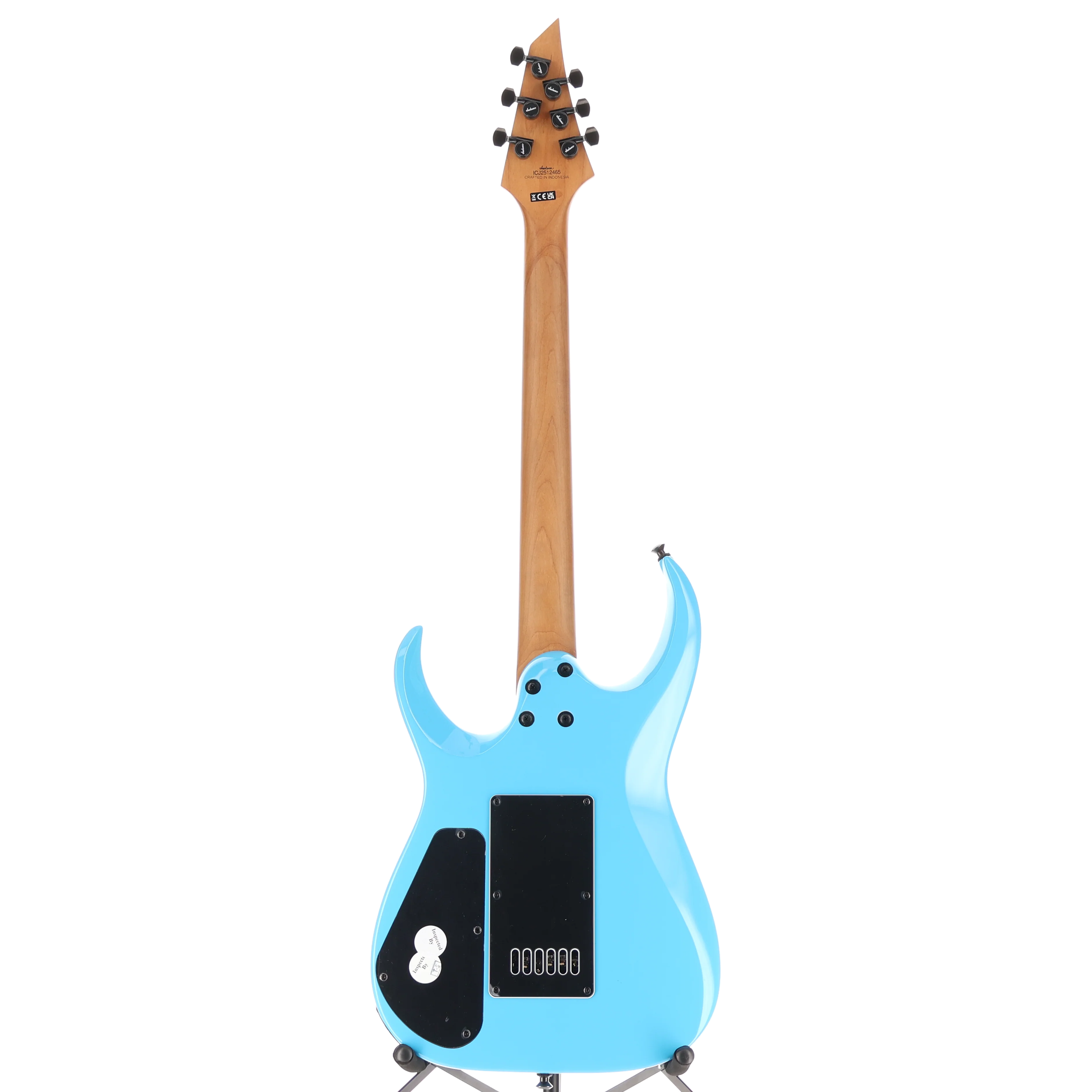Jackson Pro Plus Series Signature Misha Mansoor Juggernaut ET6, Ebony Fingerboard, Riviera Blue (SR) (12465) - Image 6