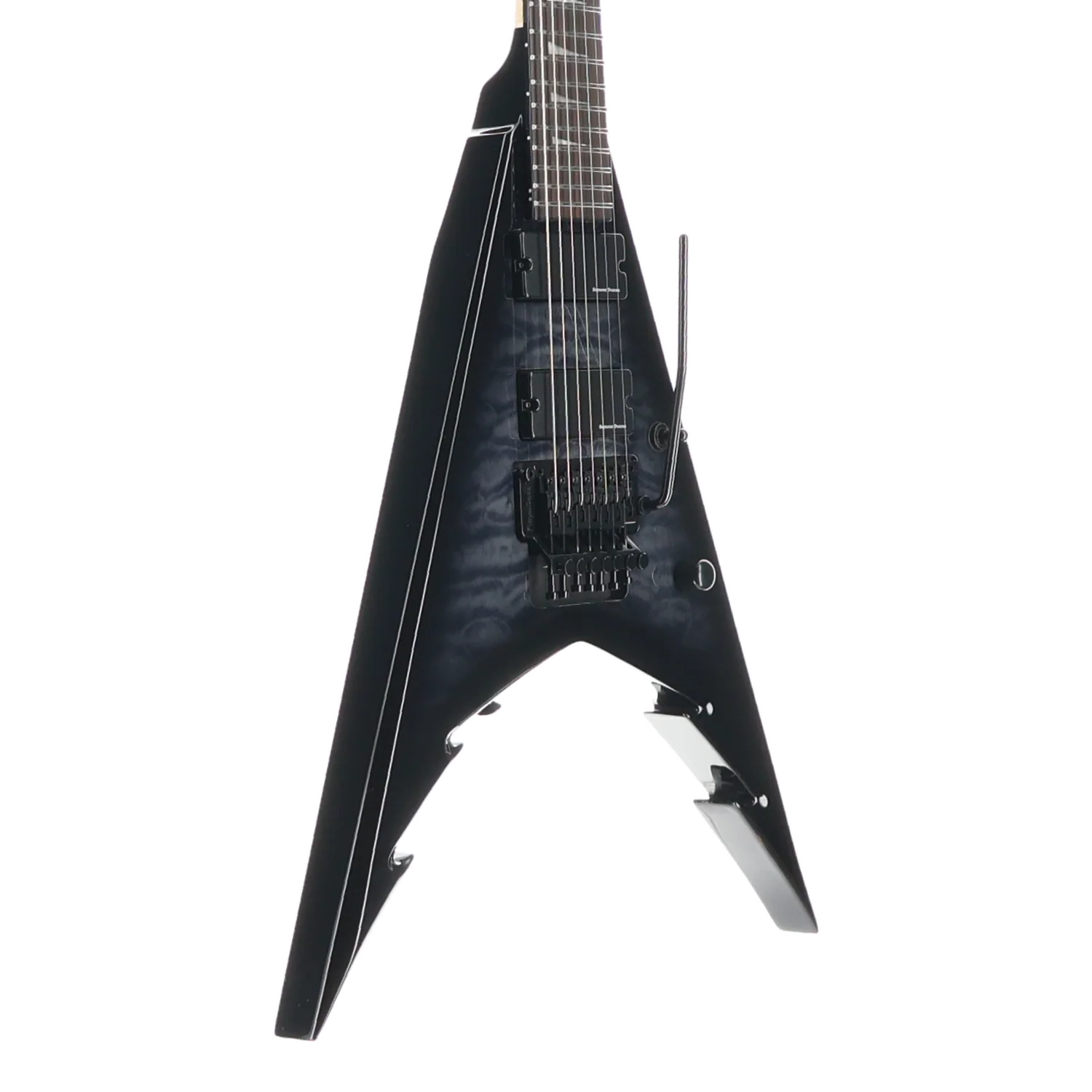 Jackson Pro Series Signature Corey Beaulieu King V KV7Q, Transparent Black, Plays Great (C9) (01779) - Image 3