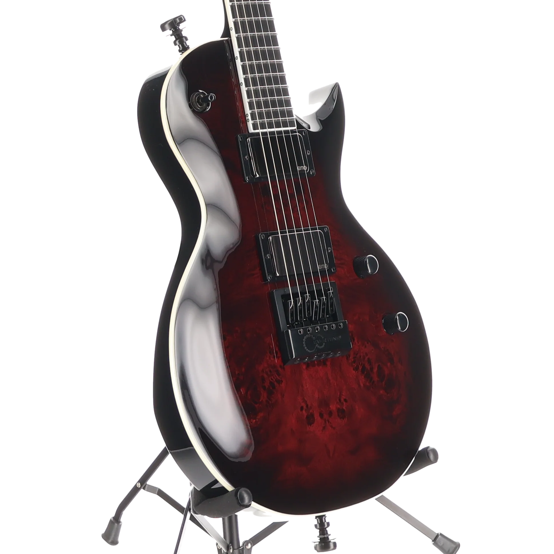 Jackson Pro Series Signature Diamond Rowe DR12MG EVTN6, Ebony Fingerboard, Dark Rose (P4) (00299) - Image 3
