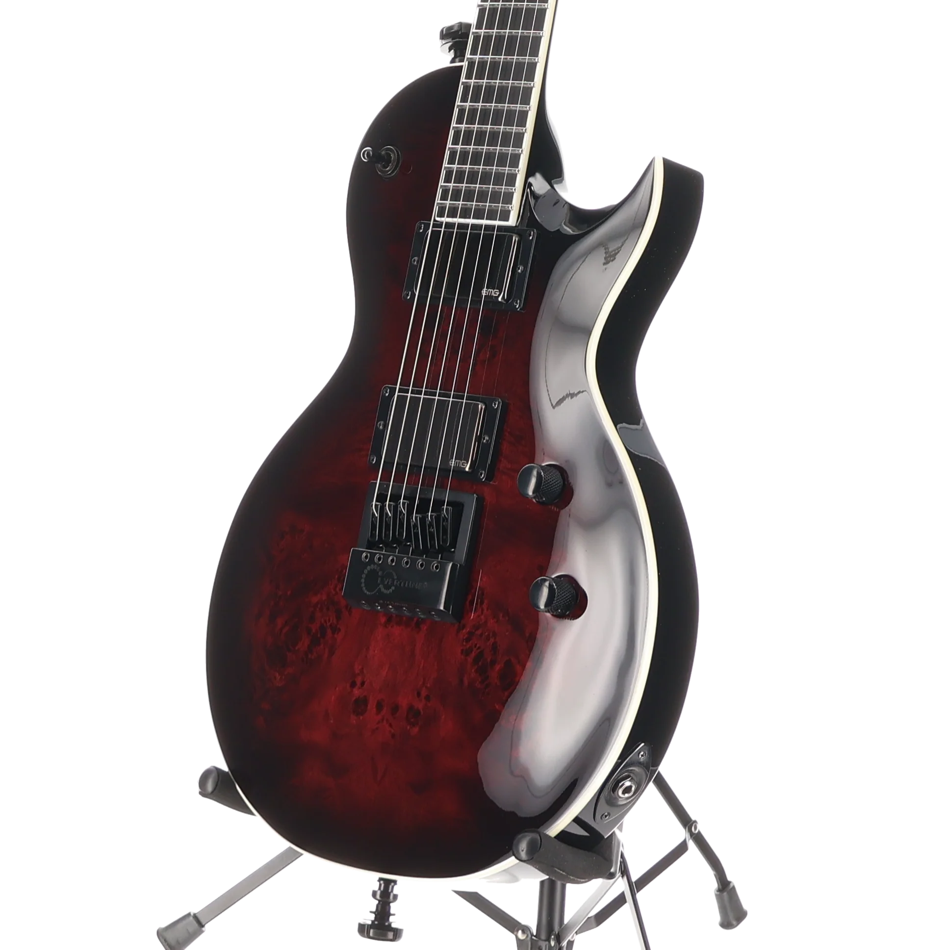 Jackson Pro Series Signature Diamond Rowe DR12MG EVTN6, Ebony Fingerboard, Dark Rose (P4) (00299) - Image 4