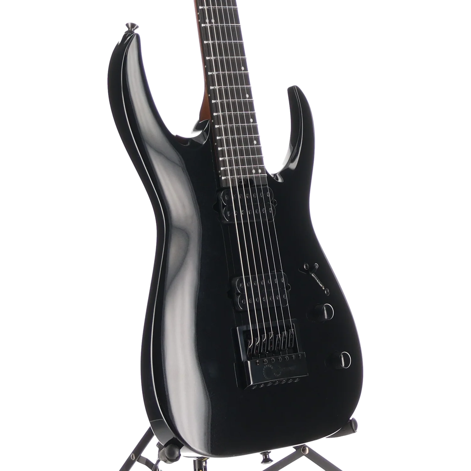 Jackson Pro Series Signature Misha Mansoor Juggernaut ET7, Metallic Black, Plays Great (SR) (11893) - Image 3
